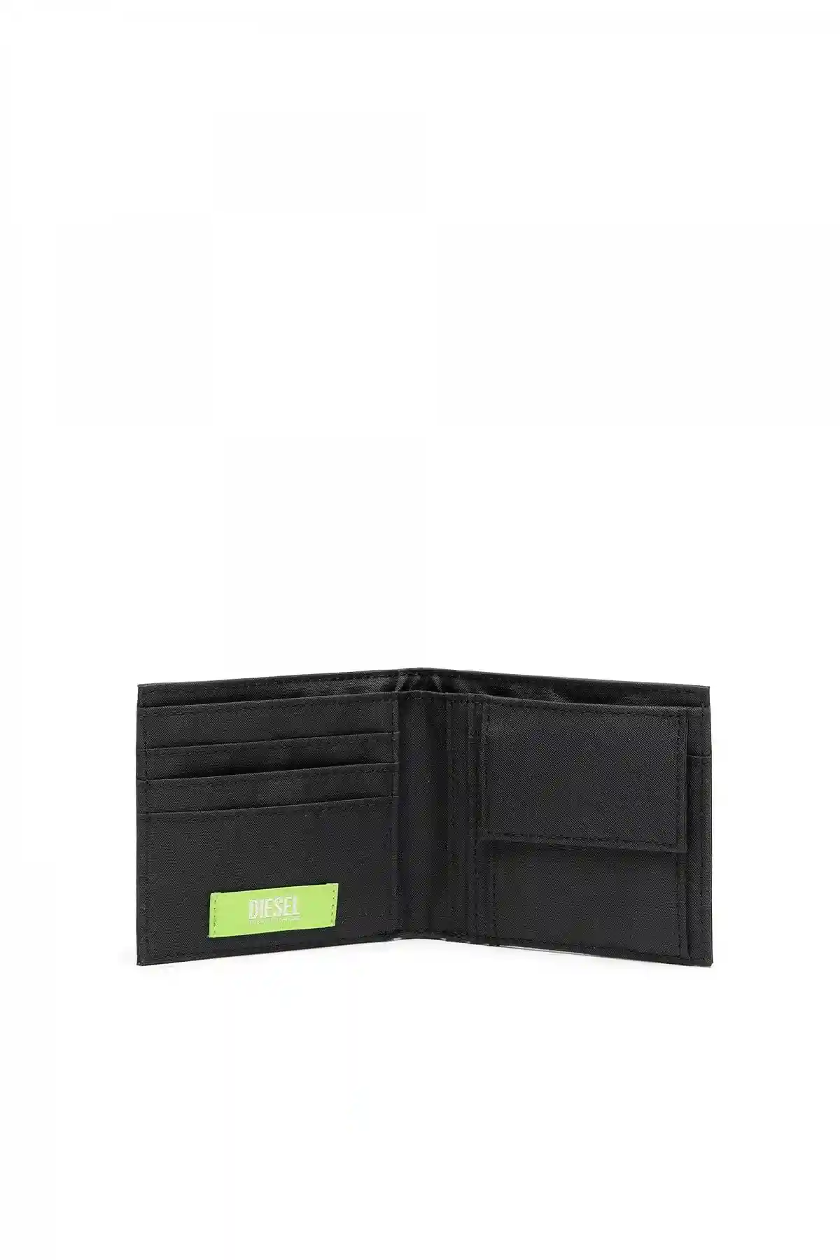 Black Bi-fold wallet with D patch