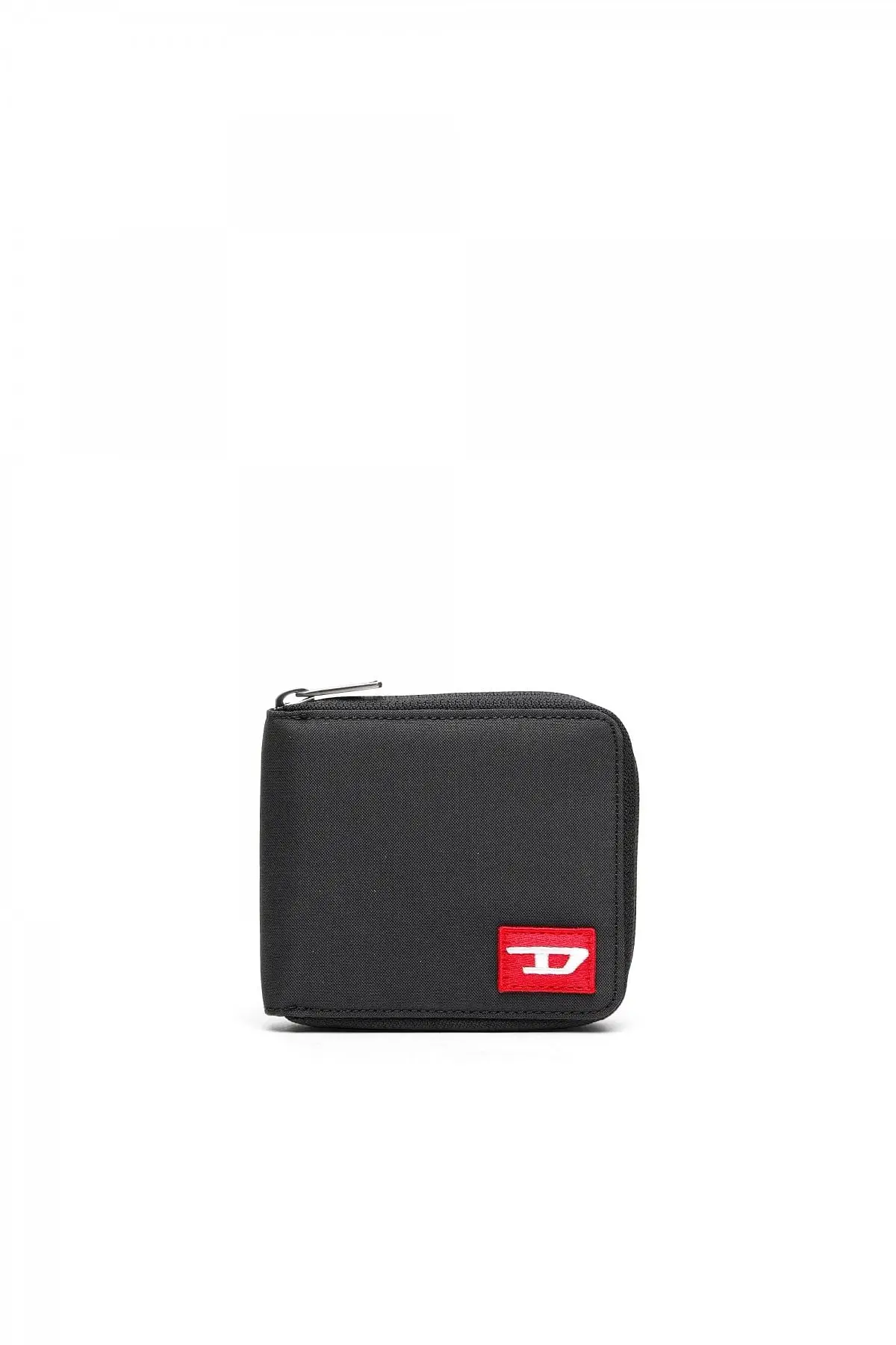 Black Zip-around wallet D patch