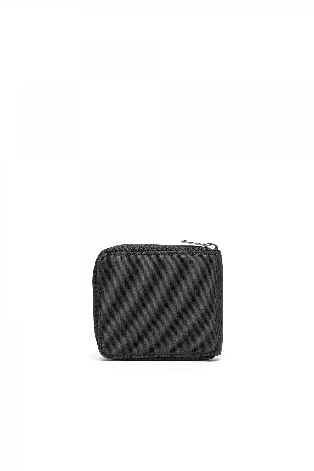 Black Zip-around wallet D patch