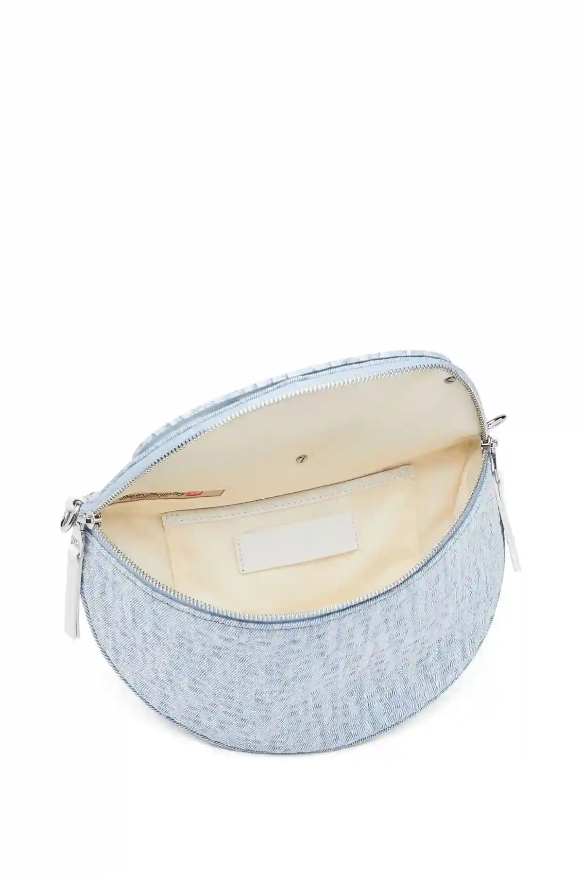 Blue 1DR-Crossbody-Convertible bag in monogram denim