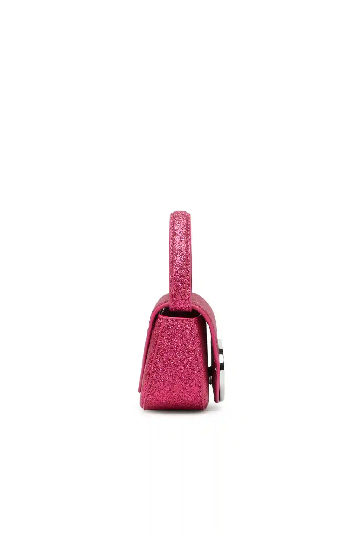 Pink 1DR XS-Iconic mini bag in glitter fabric