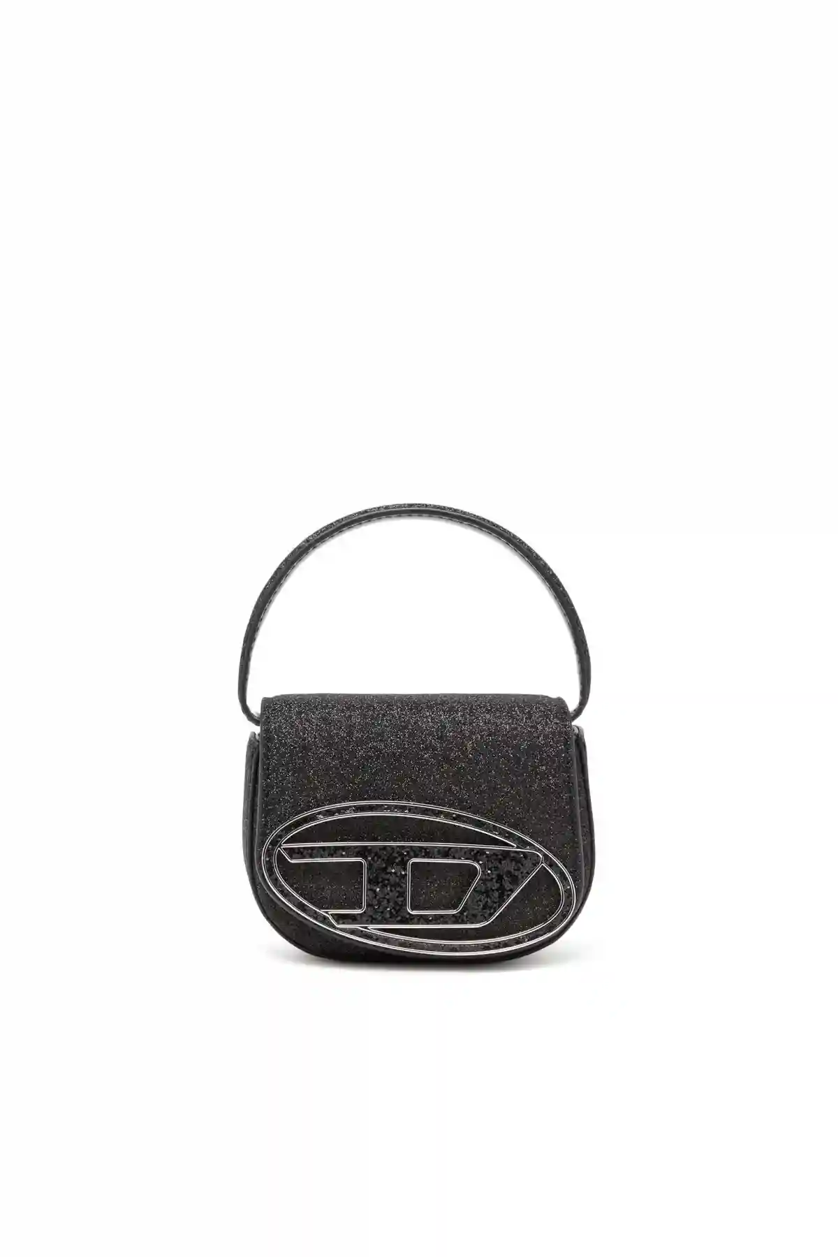 Black 1DR XS-Iconic mini bag in glitter fabric