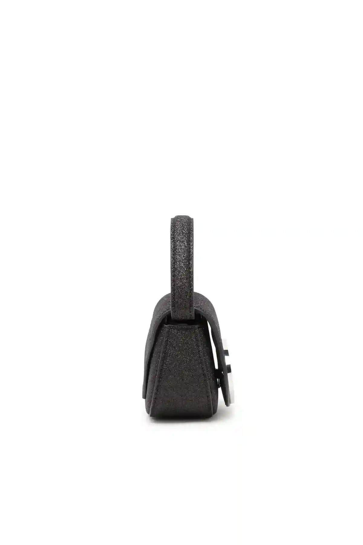 Black 1DR XS-Iconic mini bag in glitter fabric