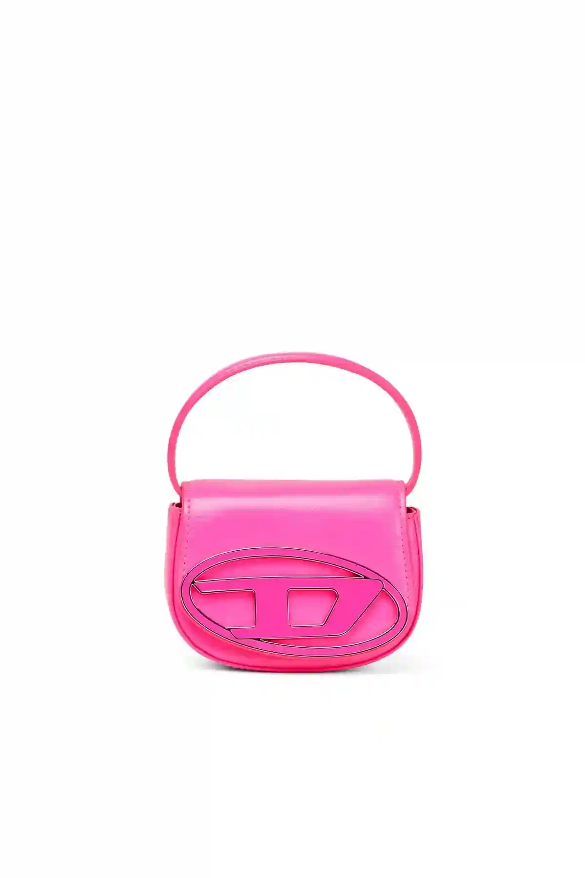 Pink 1DR XS-Iconic mini bag in neon leather