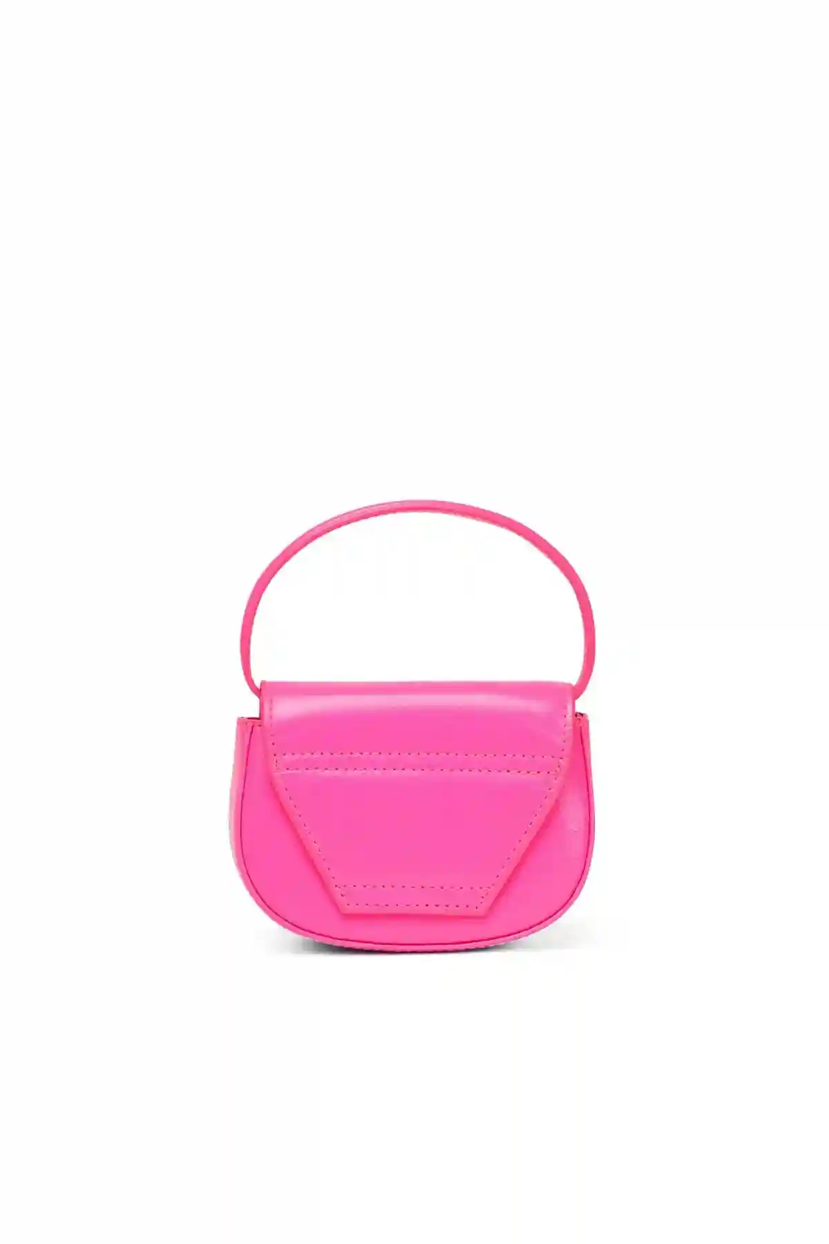 Pink 1DR XS-Iconic mini bag in neon leather