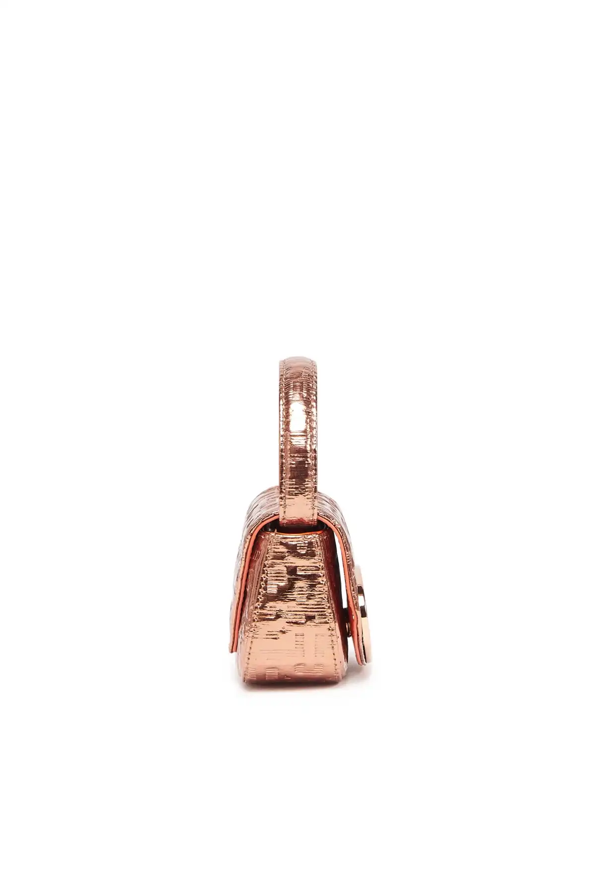 Brown 1DR XS-Iconic mini bag with metallic monogram