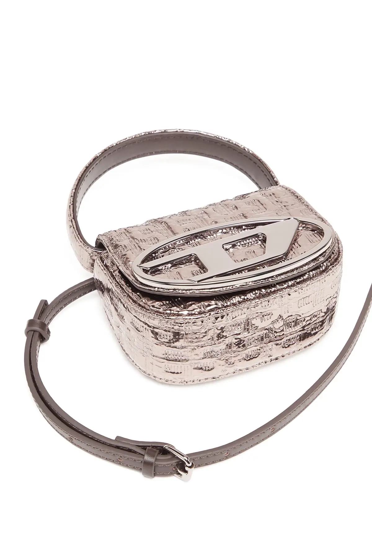 Multicolor 1DR XS-Iconic mini bag with metallic monogram