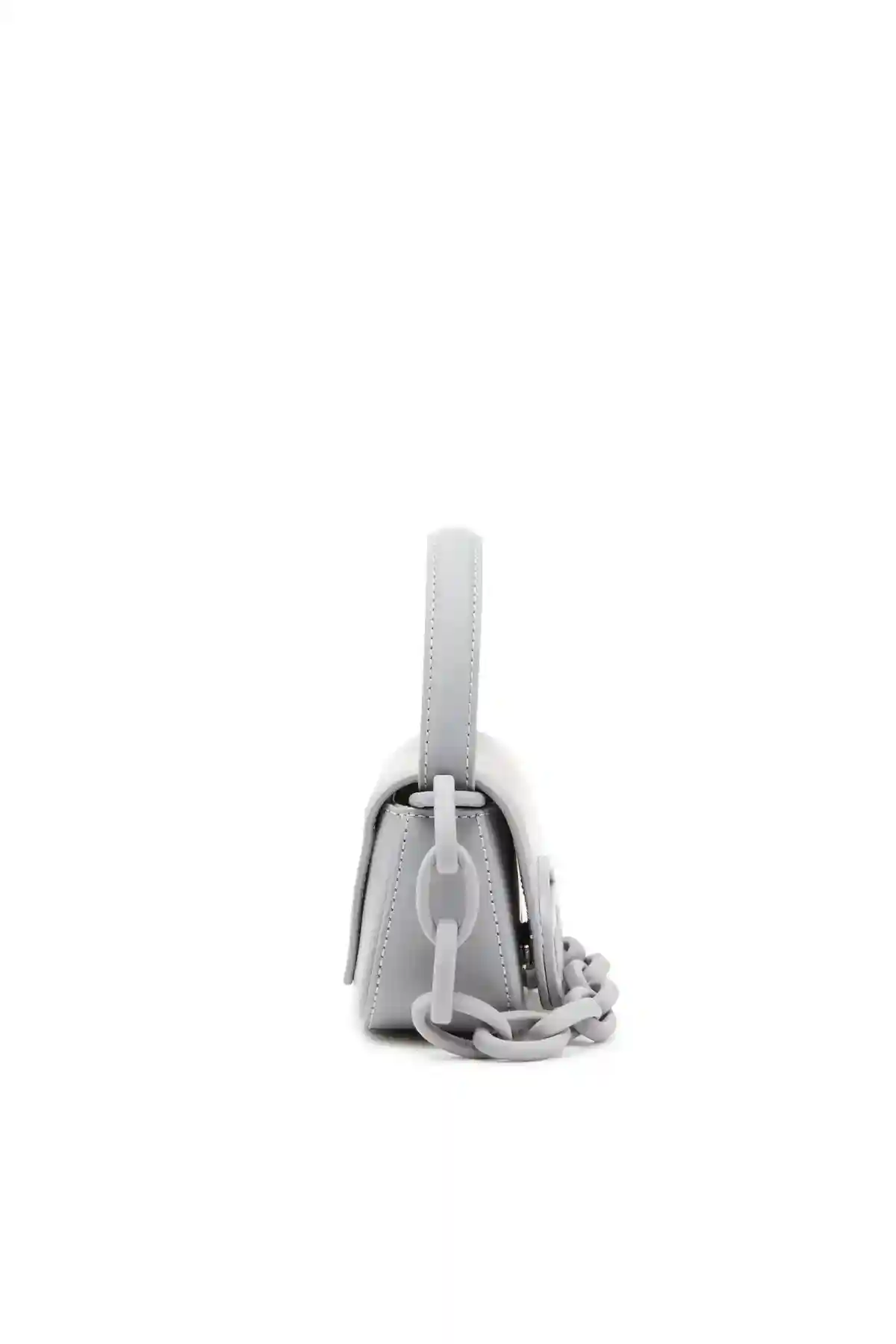 Grey 1DR Xs-Iconic mini bag in matte leather