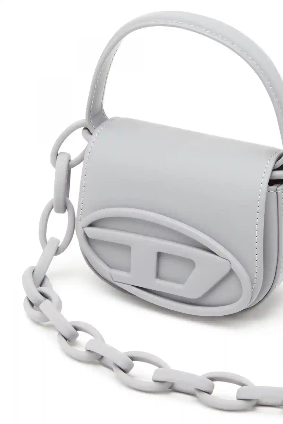 Grey 1DR Xs-Iconic mini bag in matte leather