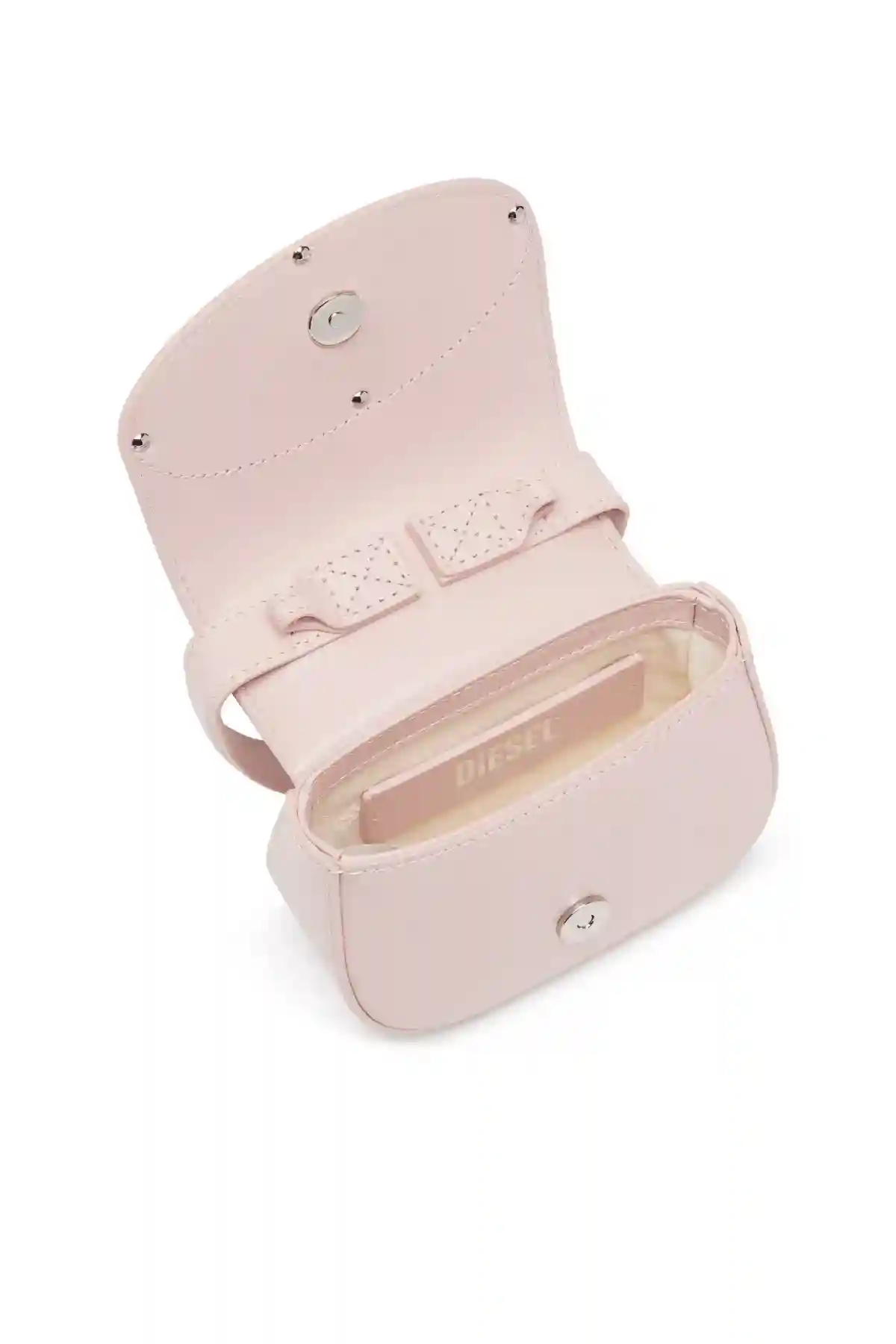 Pink 1DR XS-Iconic mini bag in pastel leather