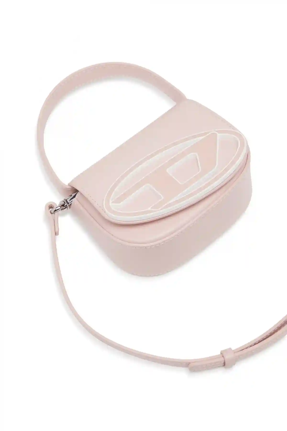 Pink 1DR XS-Iconic mini bag in pastel leather