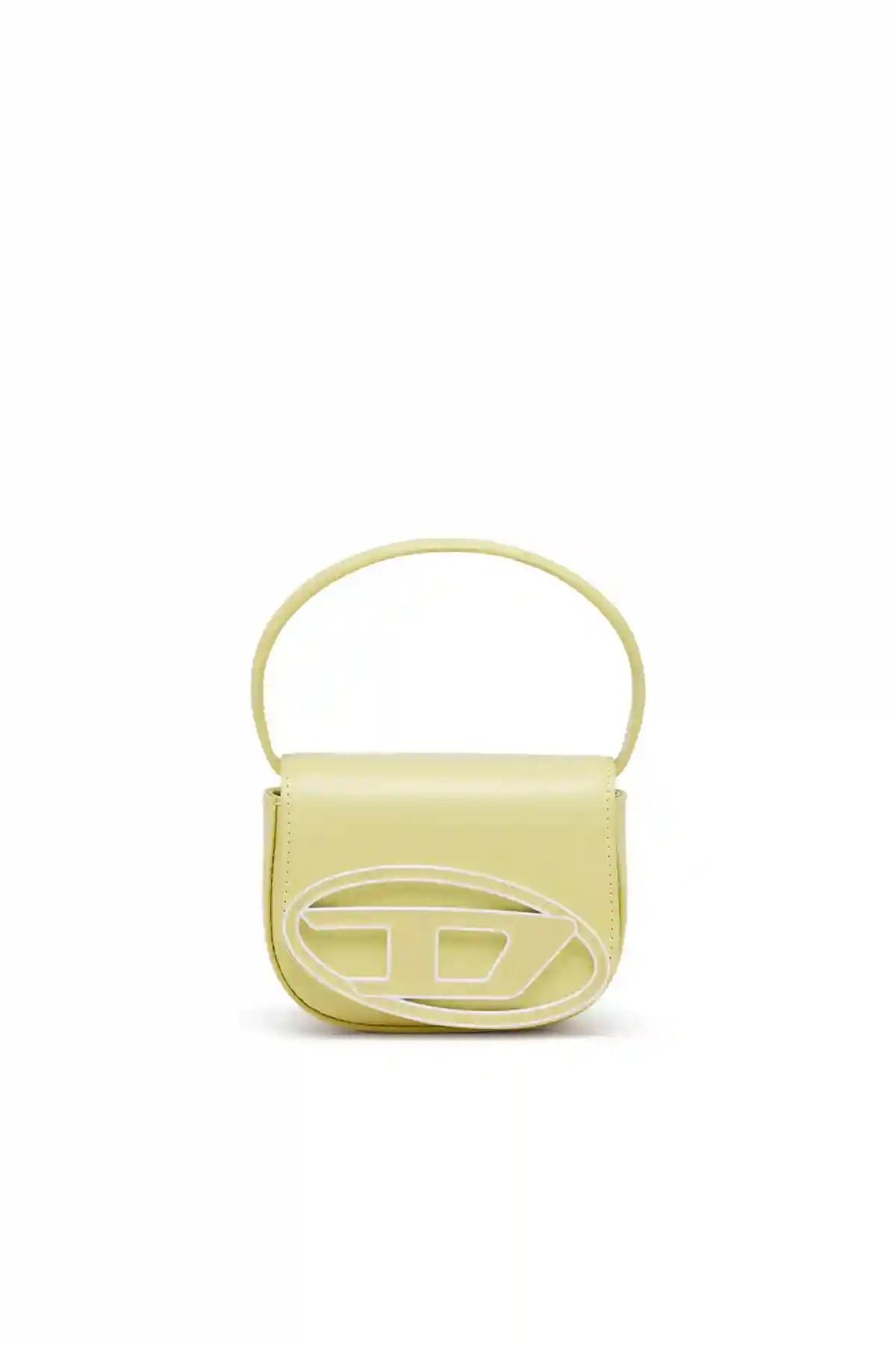 Yellow 1DR XS-Iconic mini bag in pastel leather