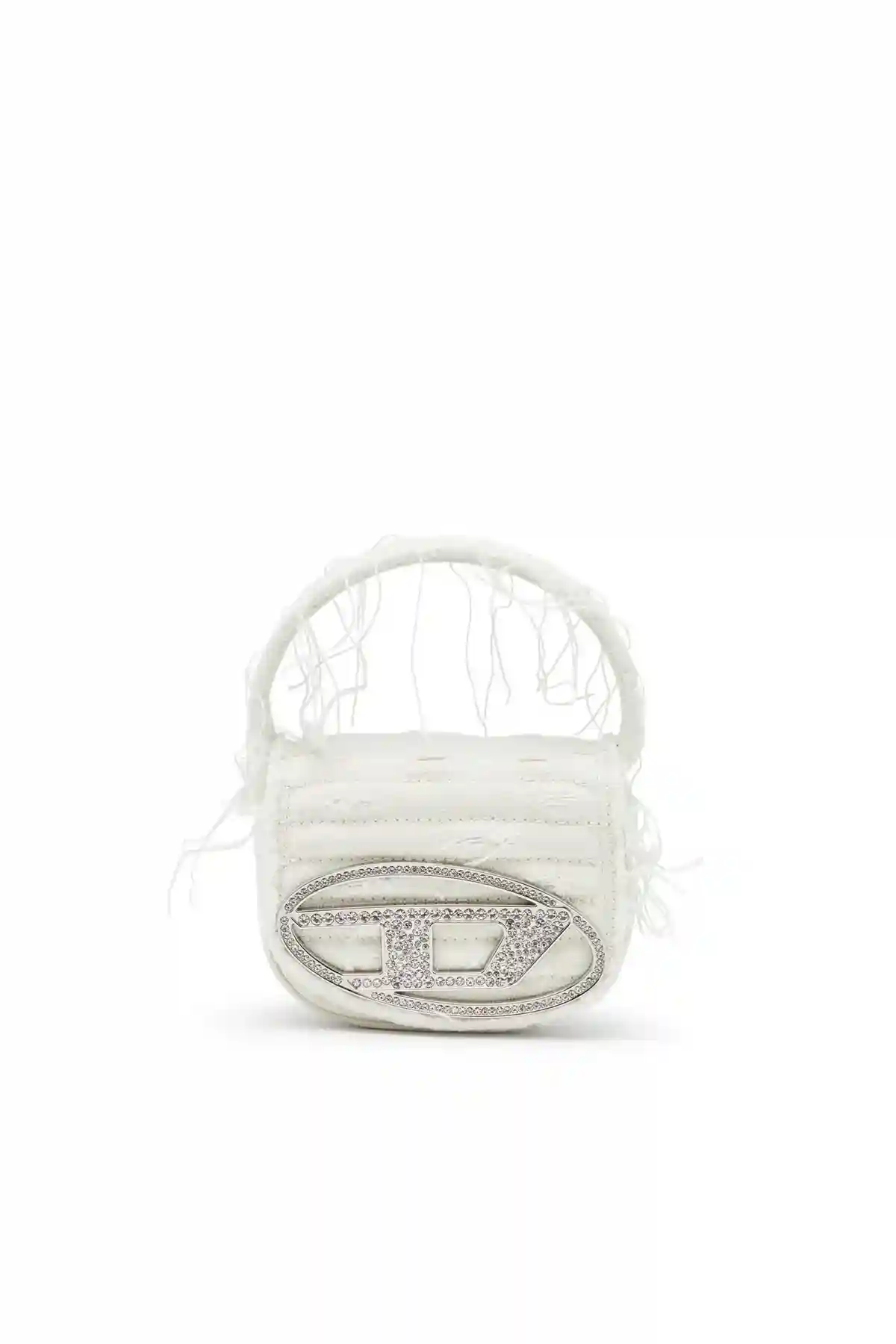 White 1DR XS-Iconic mini bag in canvas and leather
