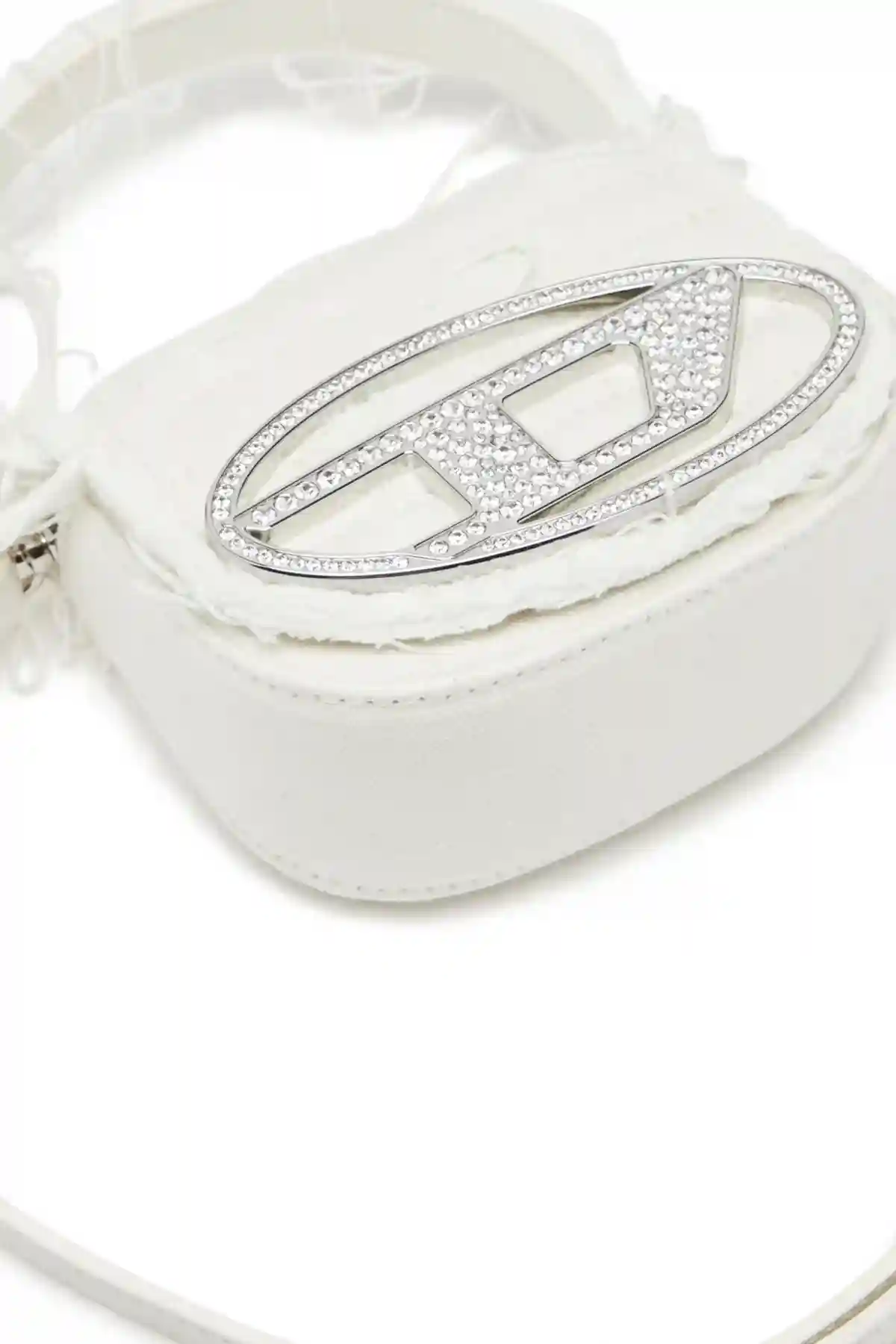 White 1DR XS-Iconic mini bag in canvas and leather