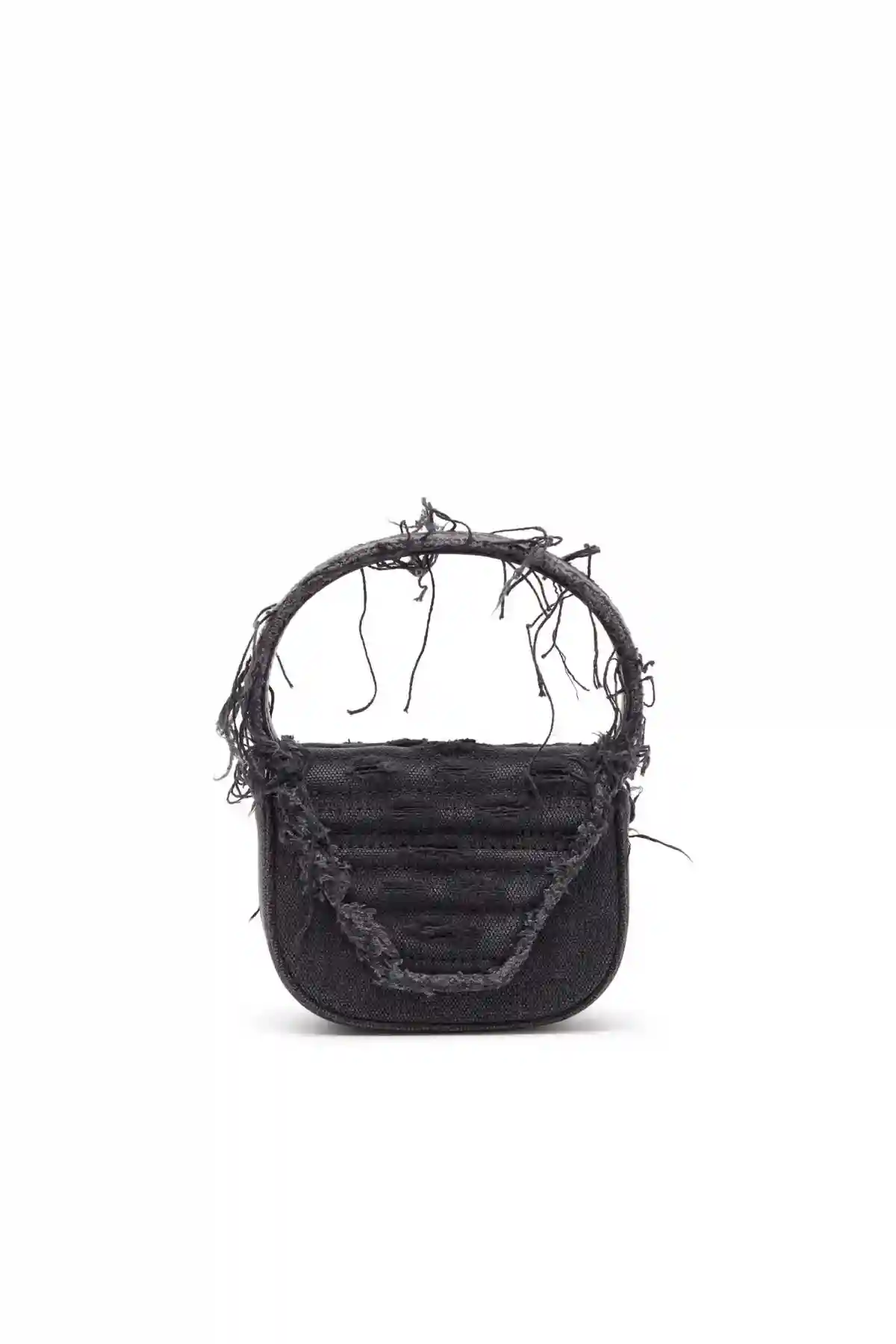 Black 1DR XS-Iconic mini bag in canvas and leather