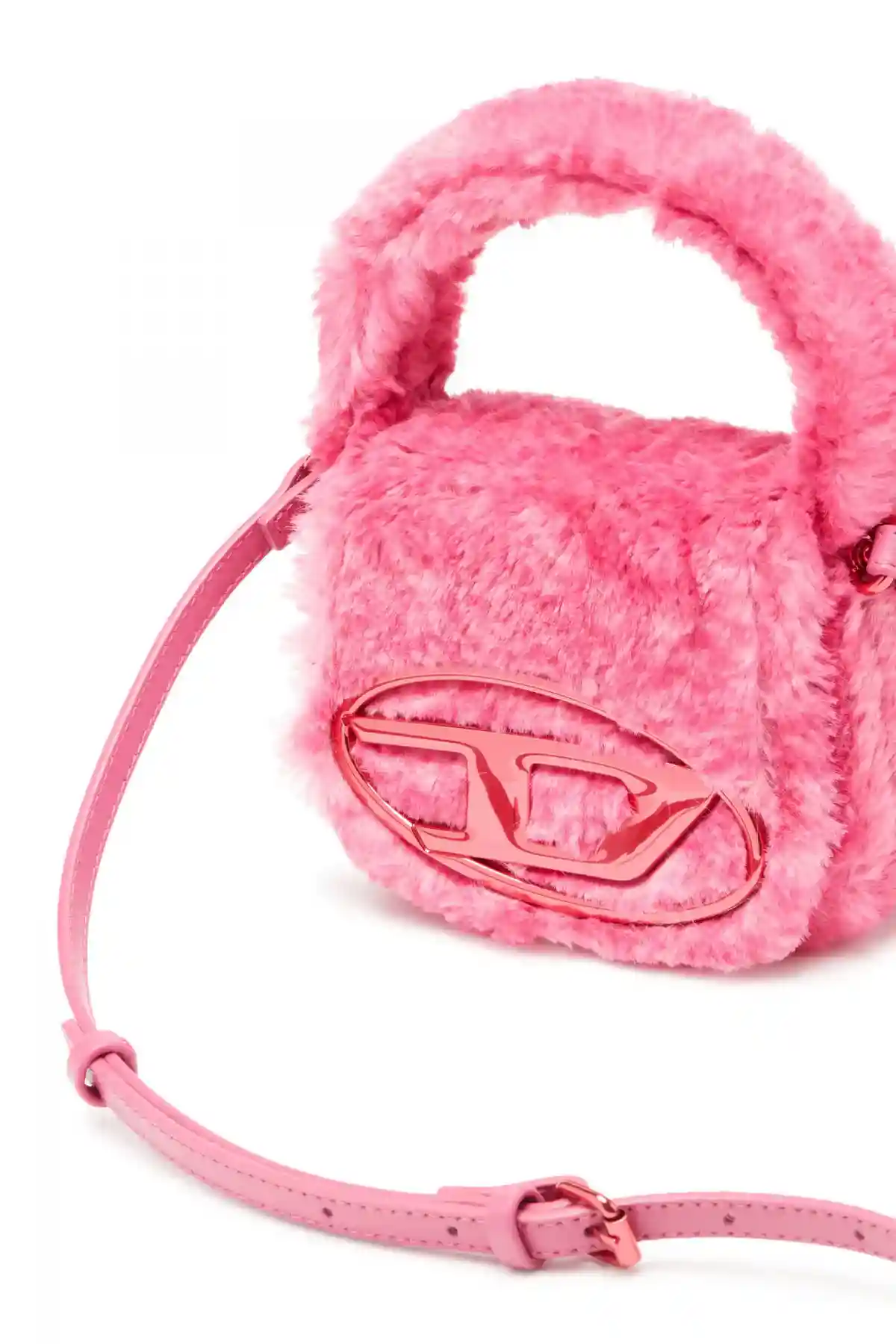 Pink 1DR Xs-Fluffy iconic mini bag
