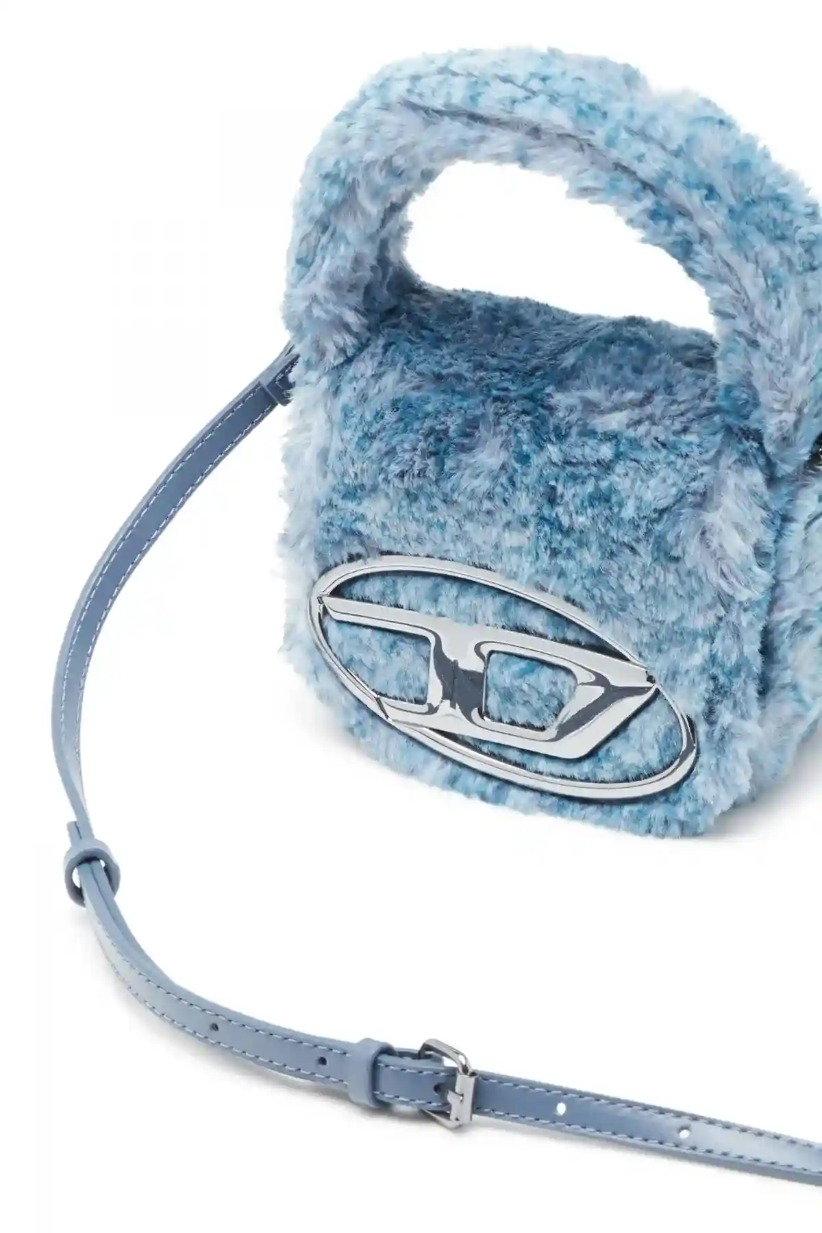 Blue 1DR Xs-Fluffy iconic mini bag