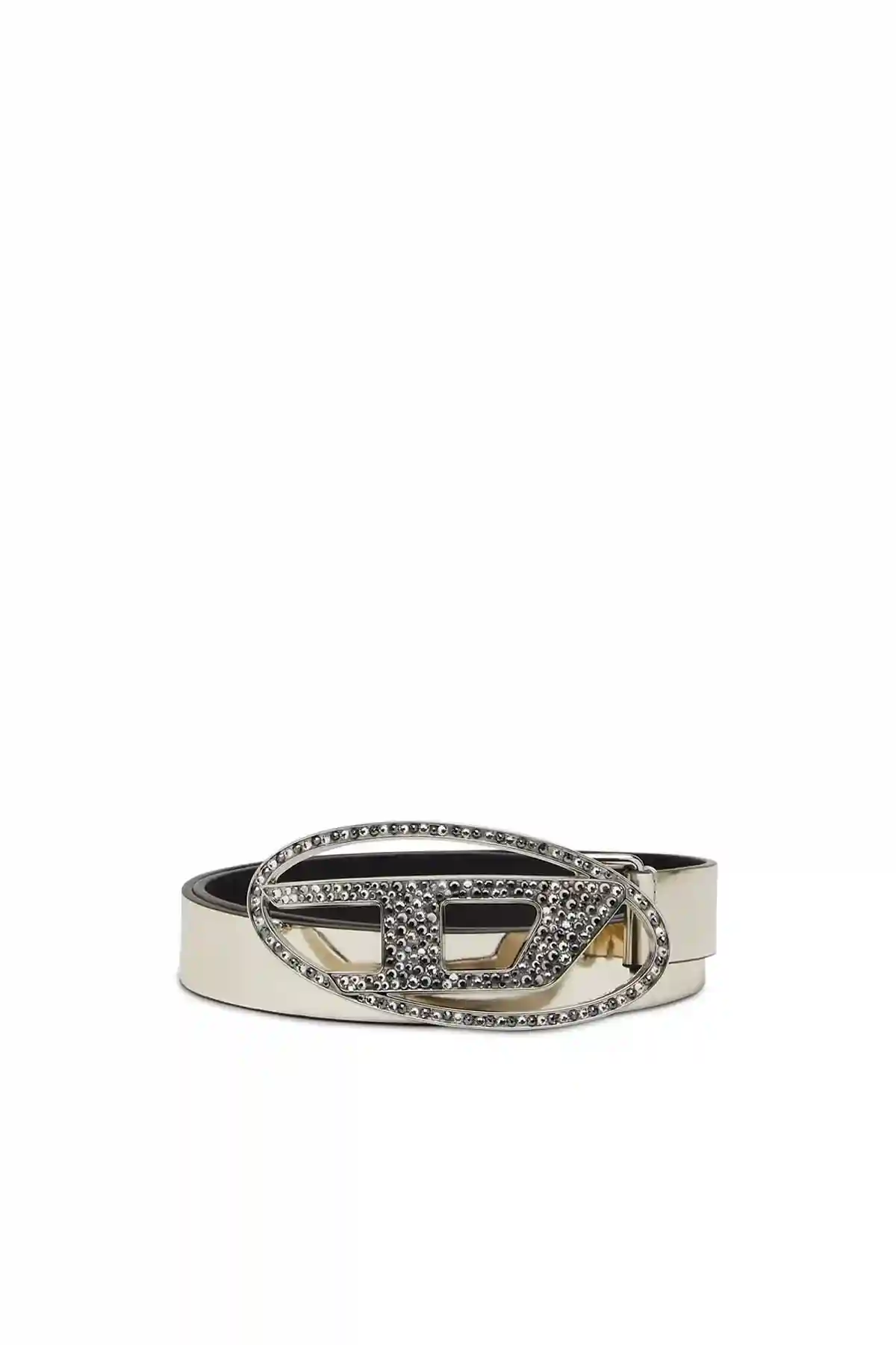 White Belt with rhinestone buckle
