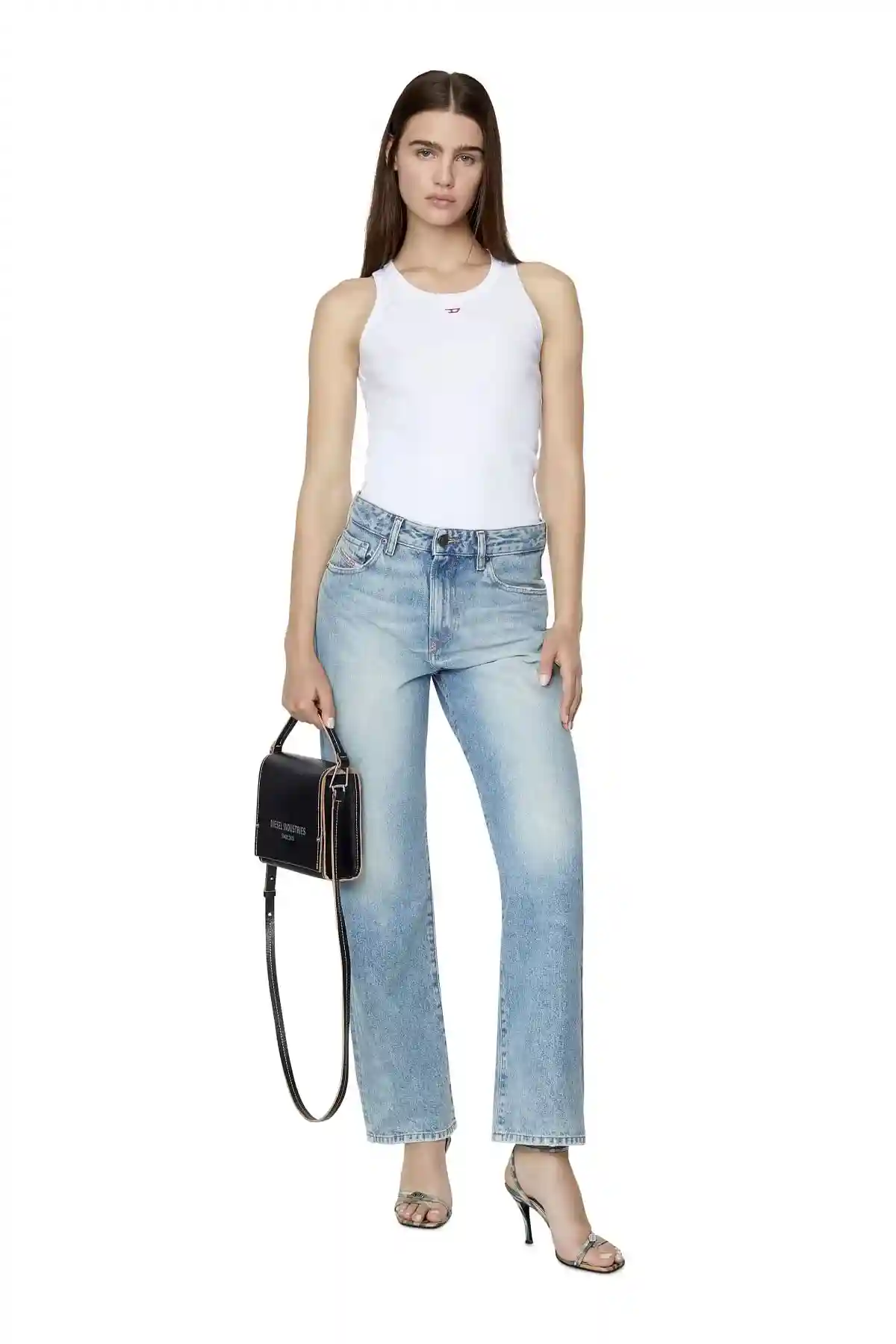 Black Crust-M X-Unlined leather crossbody bag