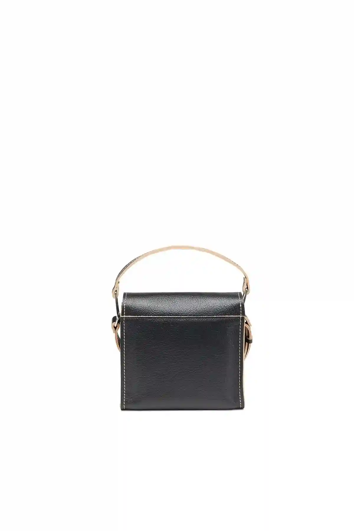Black Crust-M X-Unlined leather crossbody bag