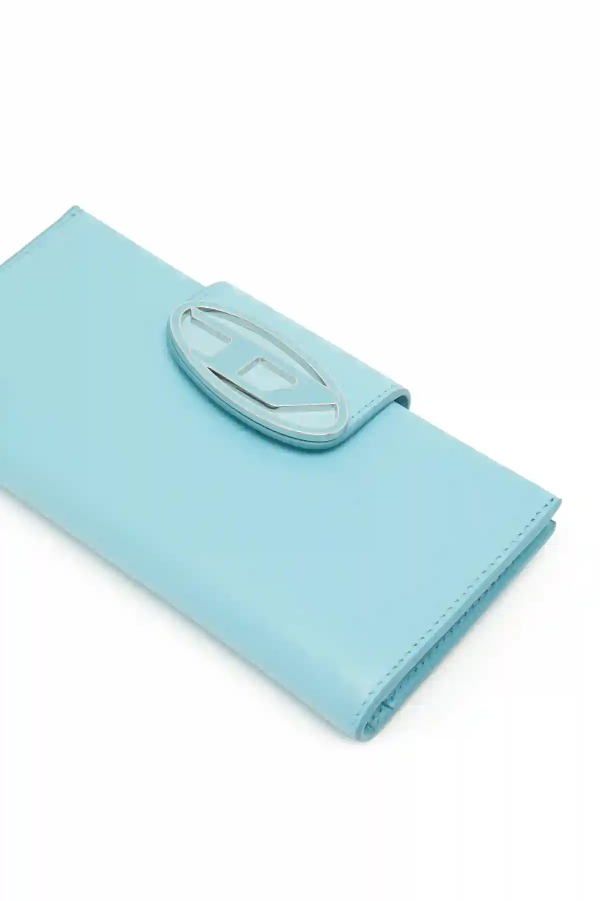 Blue Leather continental wallet