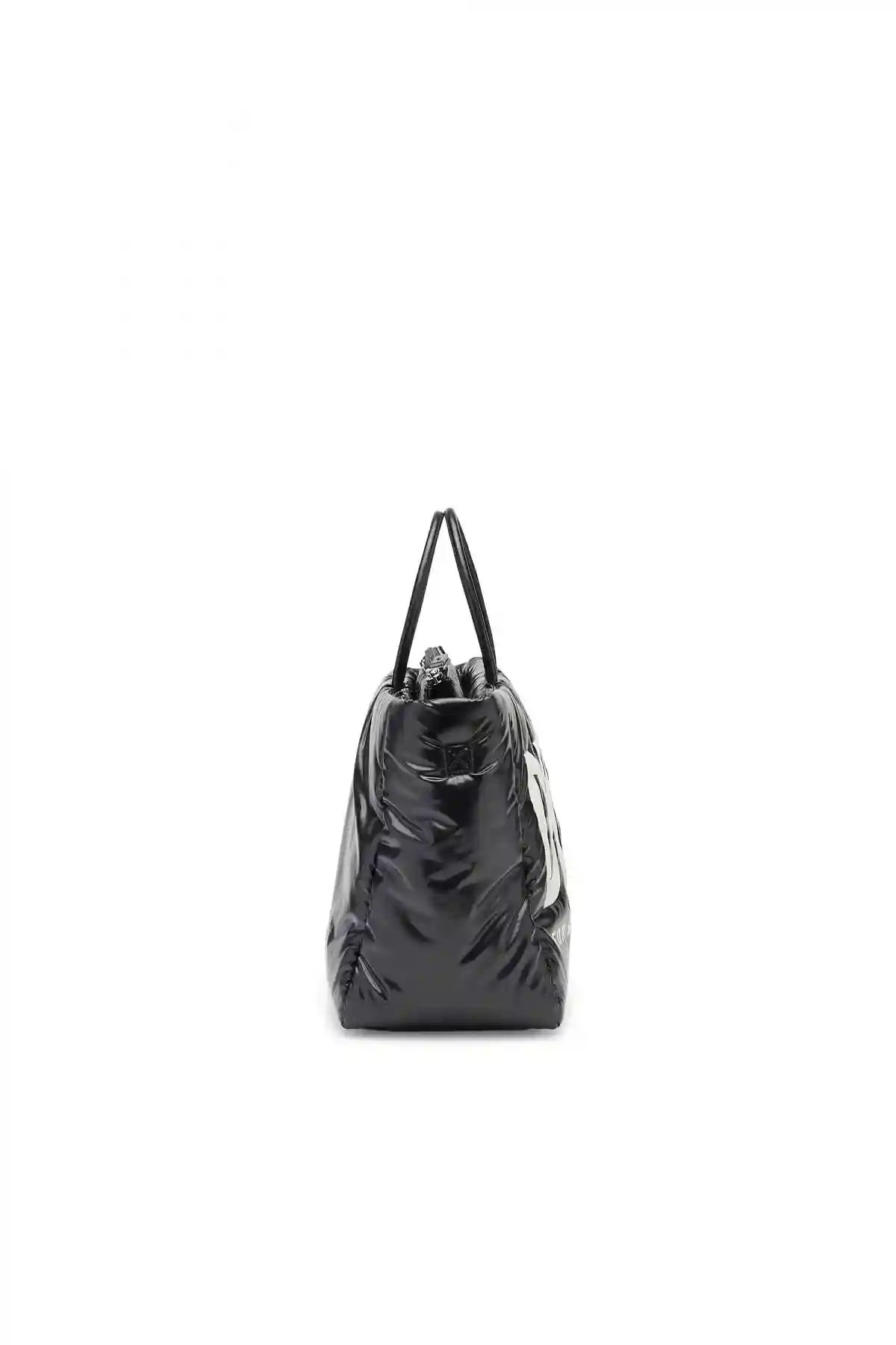 Black Puff Dsl Tote M X-Puffy shopper with inlaid logo