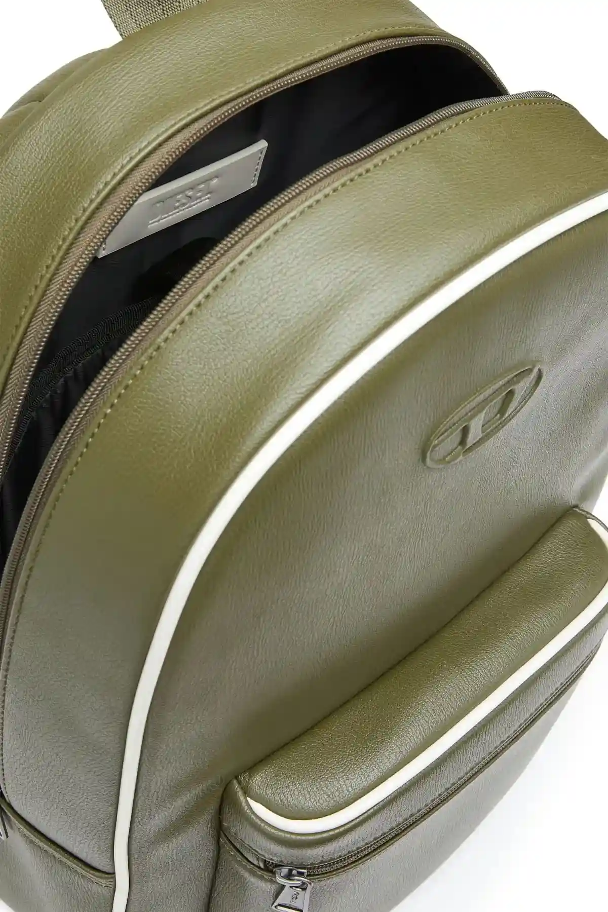 Green D.90 Backpack-Backpack with embossed logo