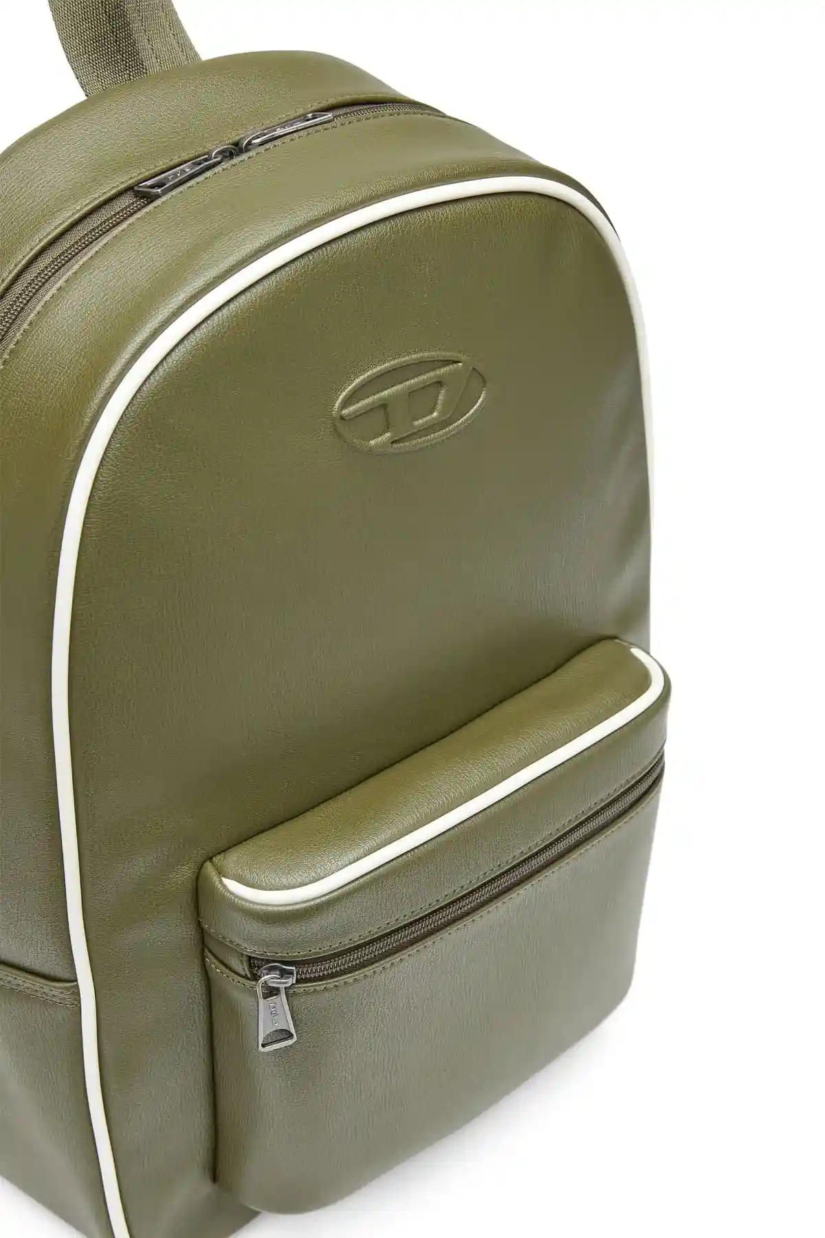Green D.90 Backpack-Backpack with embossed logo