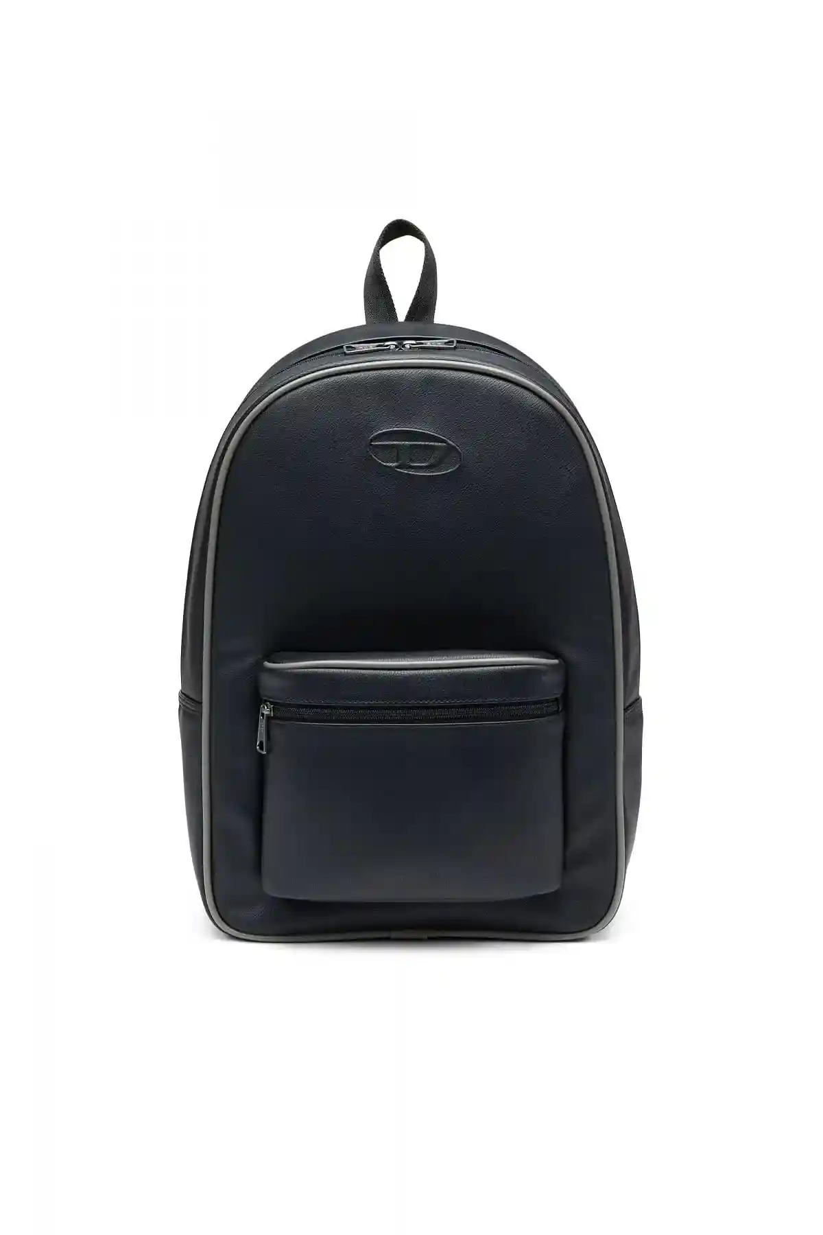 Black D.90 Backpack-Backpack with embossed logo