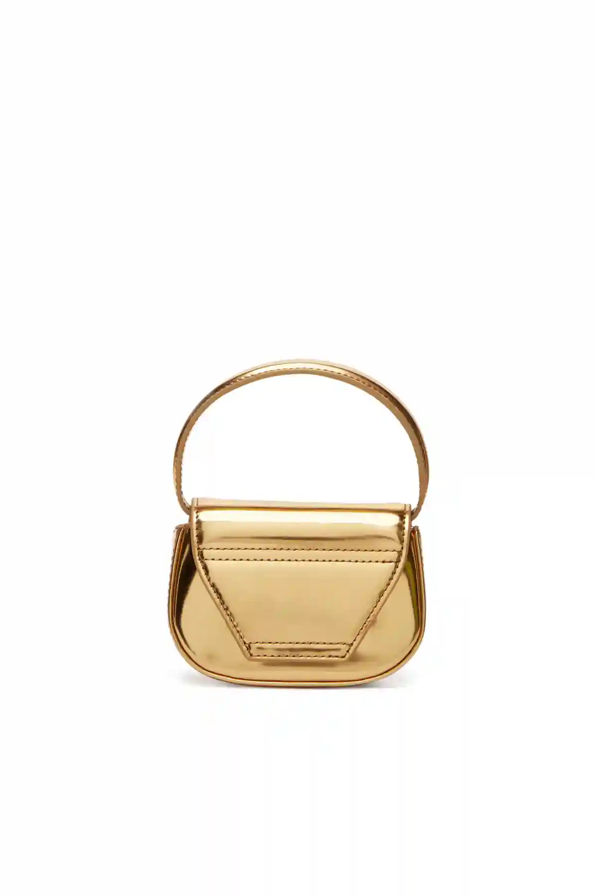 Gold 1DR-XS-S-Iconic mini bag in mirrored leather