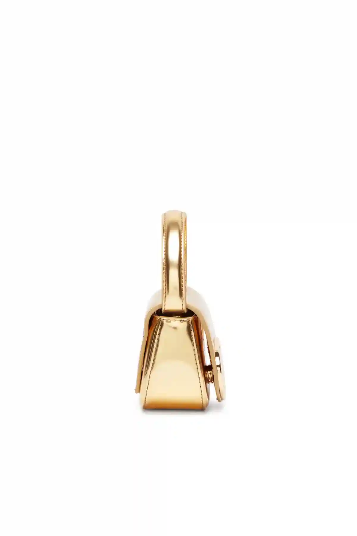 Gold 1DR-XS-S-Iconic mini bag in mirrored leather