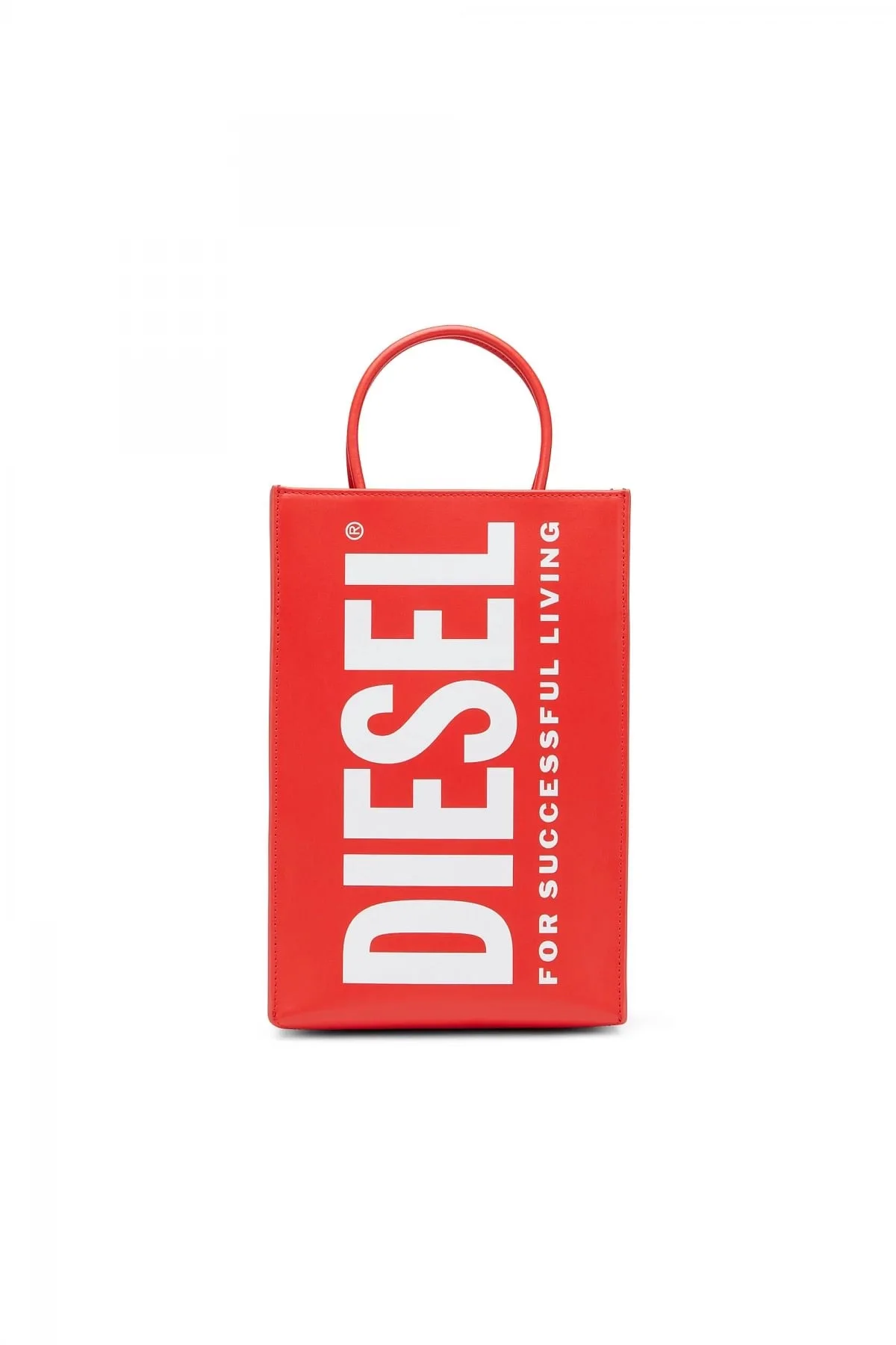 Red Dsl Shopper M X-Leather shopper with logo