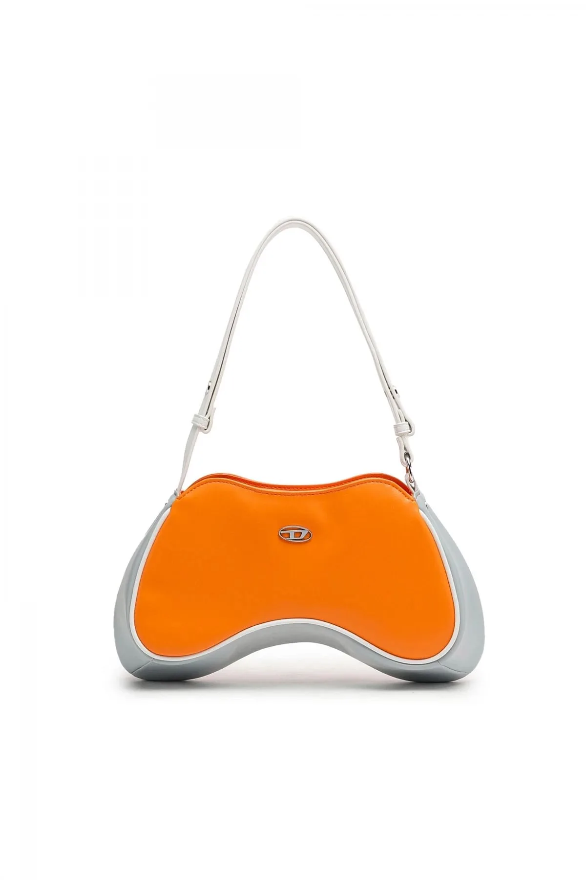 Orange Play-Shoulder bag in PU