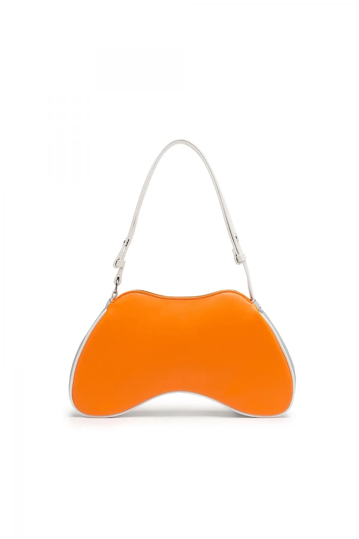 Orange Play-Shoulder bag in PU