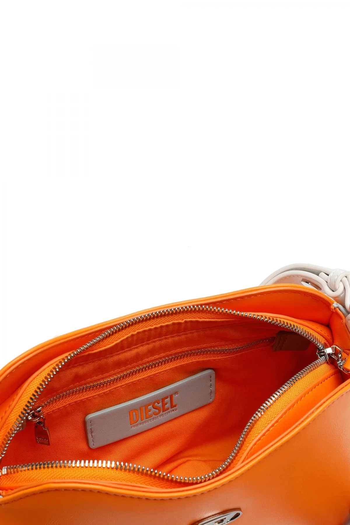 Orange Play-Shoulder bag in PU