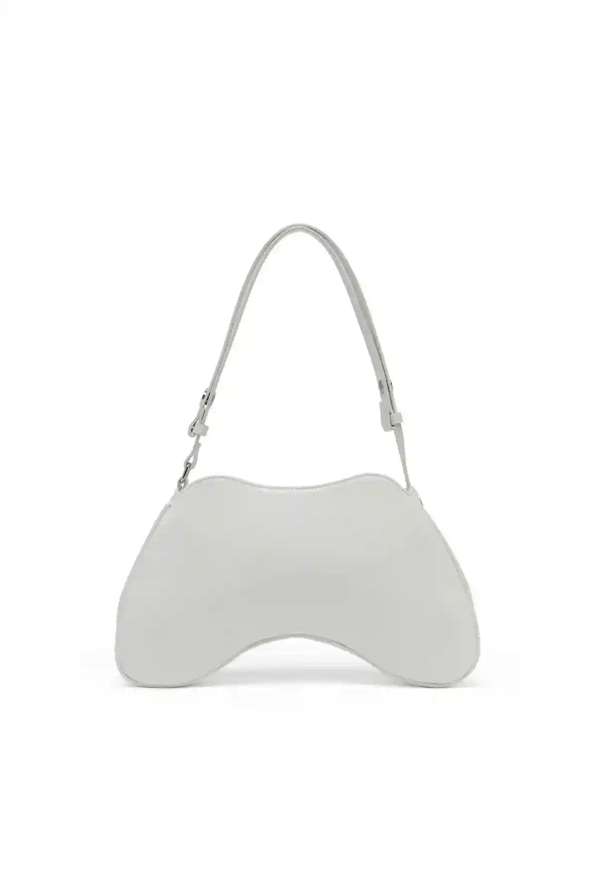White Play-Glossy shoulder bag