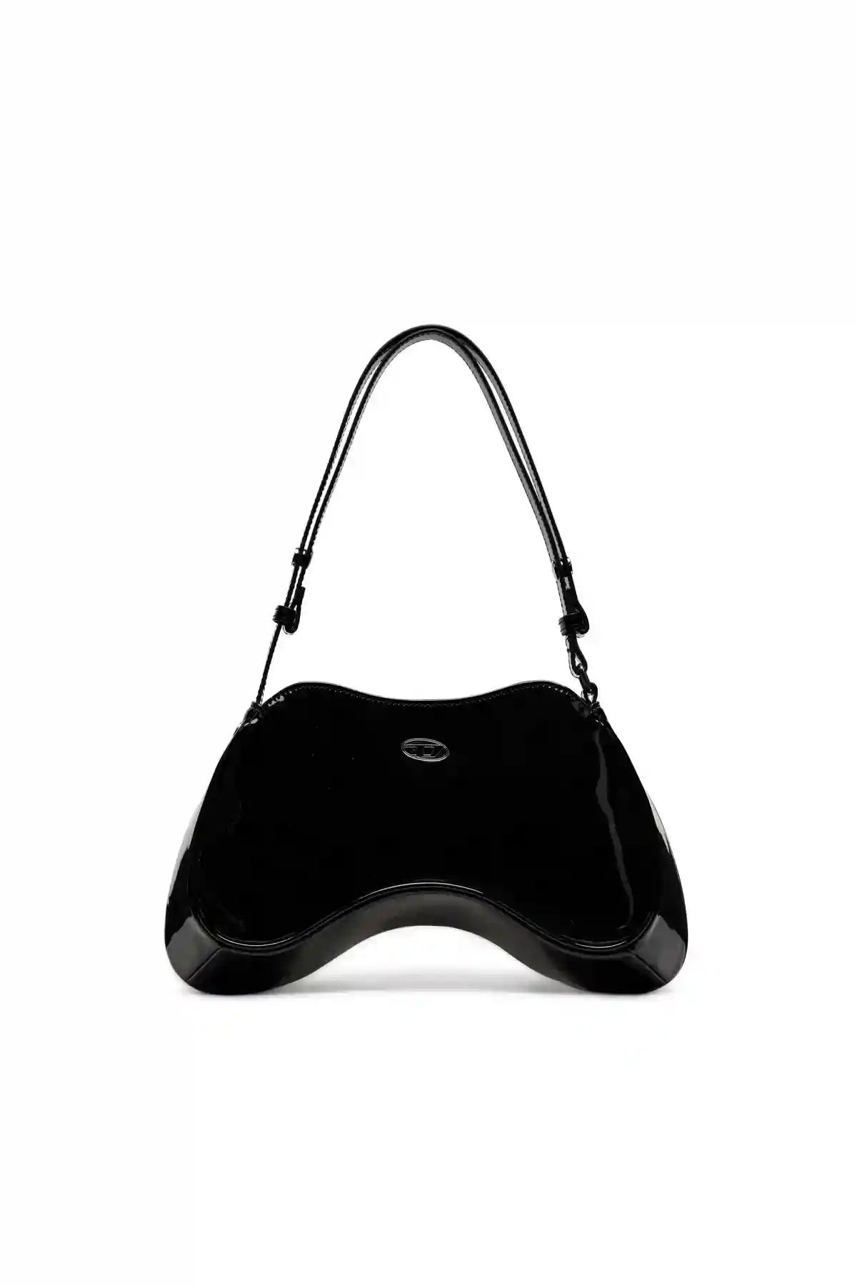 Black Play-Glossy shoulder bag
