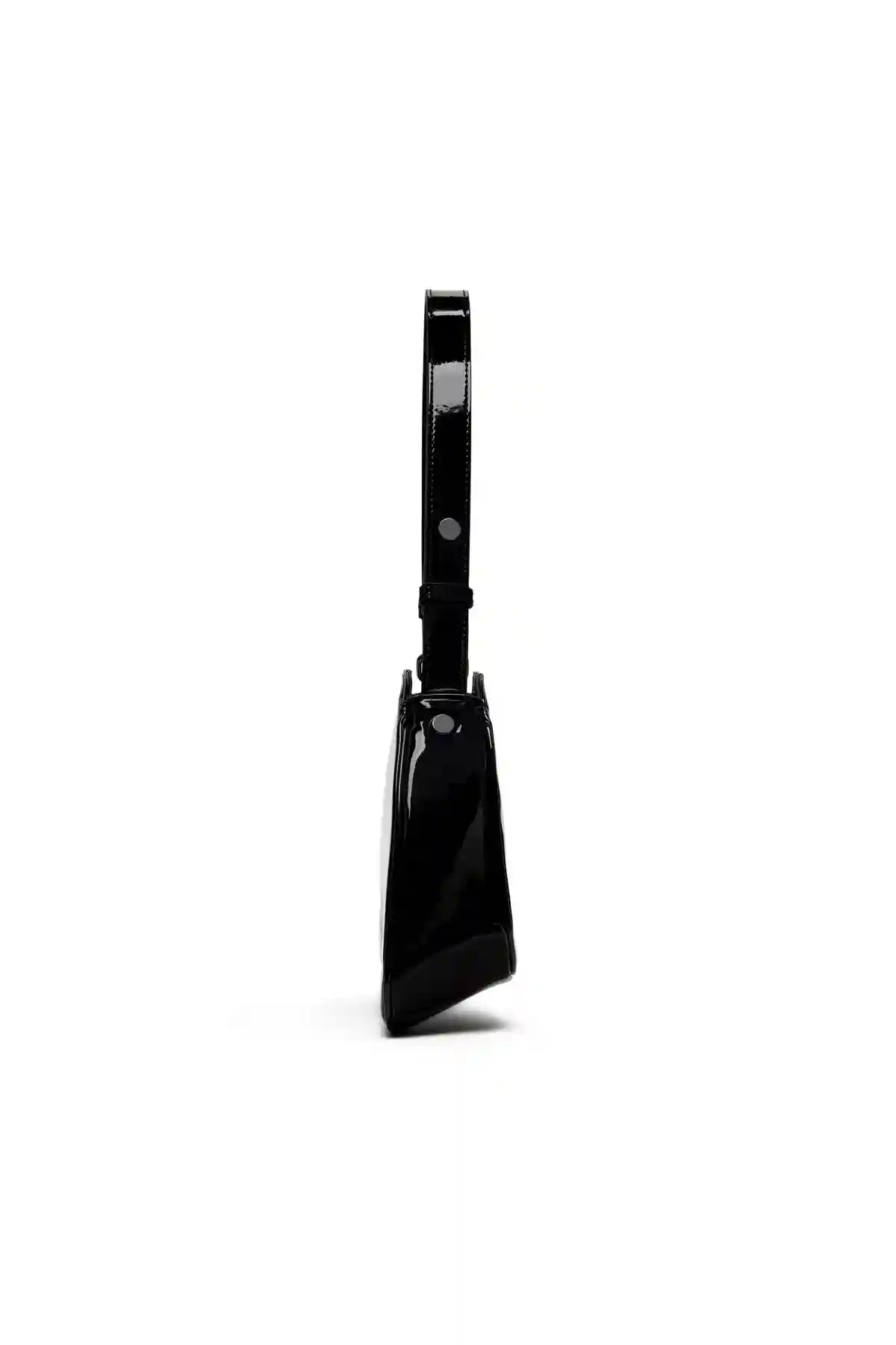 Black Play-Glossy shoulder bag