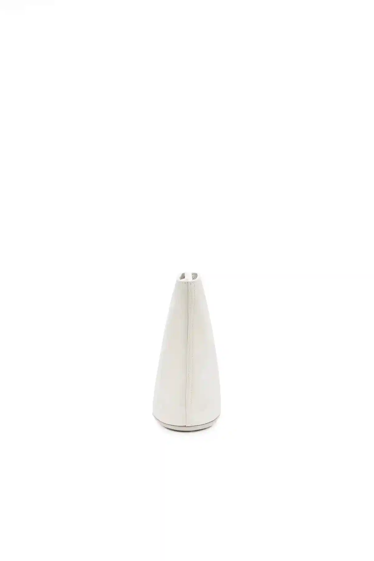 White Odd Pouch X-Leather pouch with embossed D