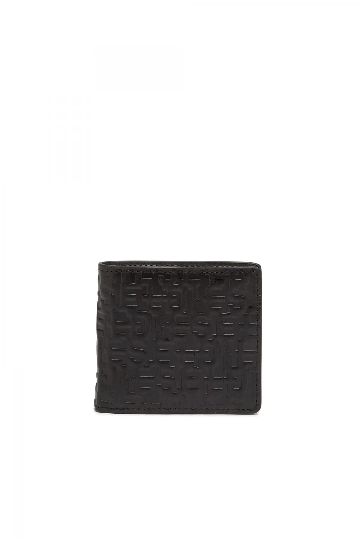Black Zip wallet in monogram leather