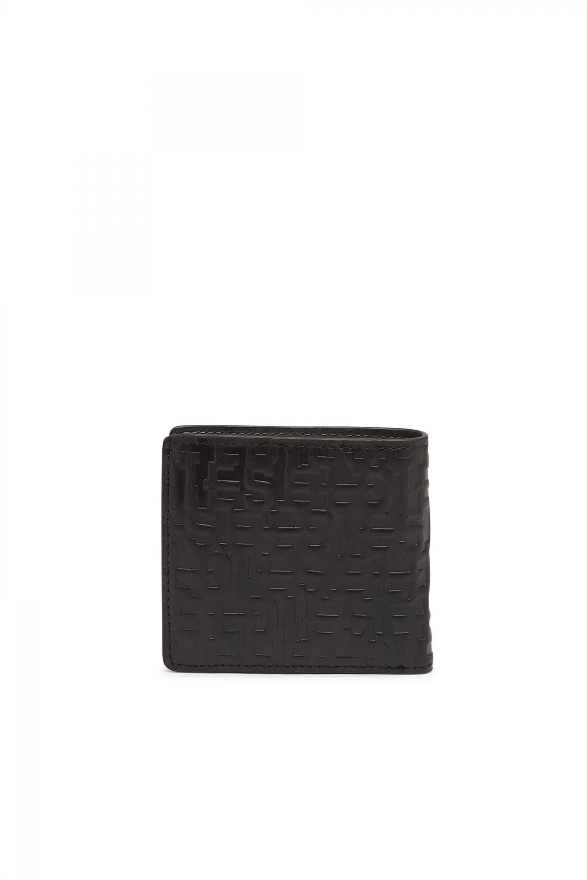 Black Zip wallet in monogram leather