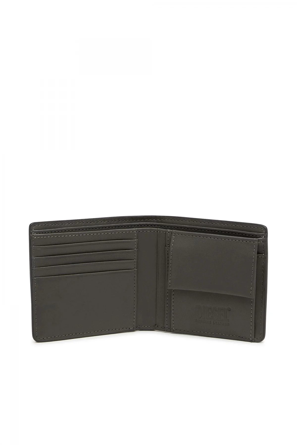 Black Zip wallet in monogram leather