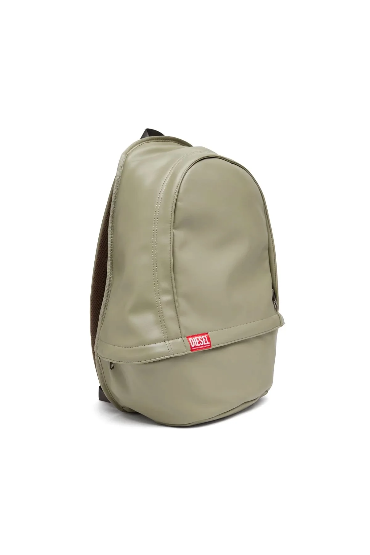 Beige Rave Backpack-Backpack in recycled materials