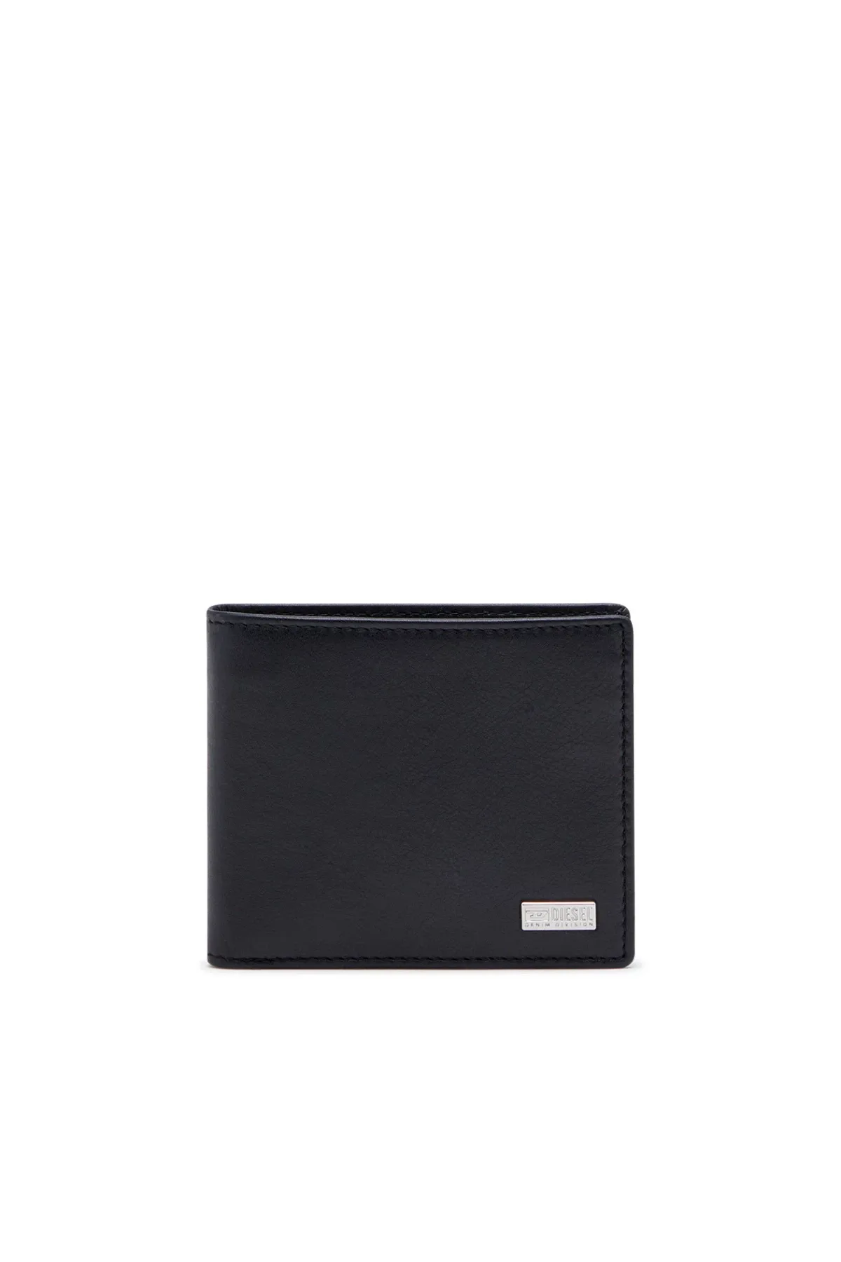 Black Bi-fold wallet in leather