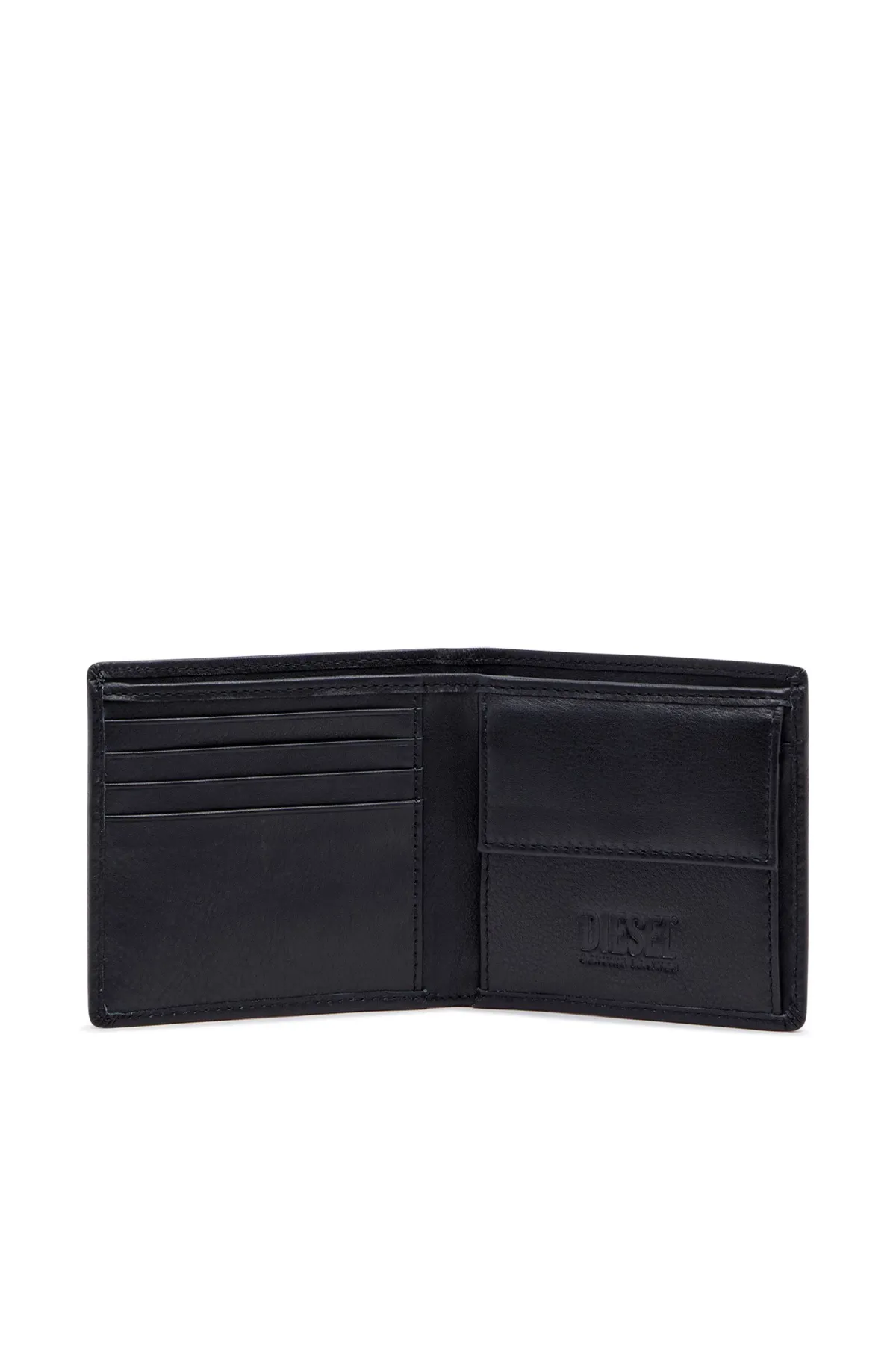Black Bi-fold wallet in leather