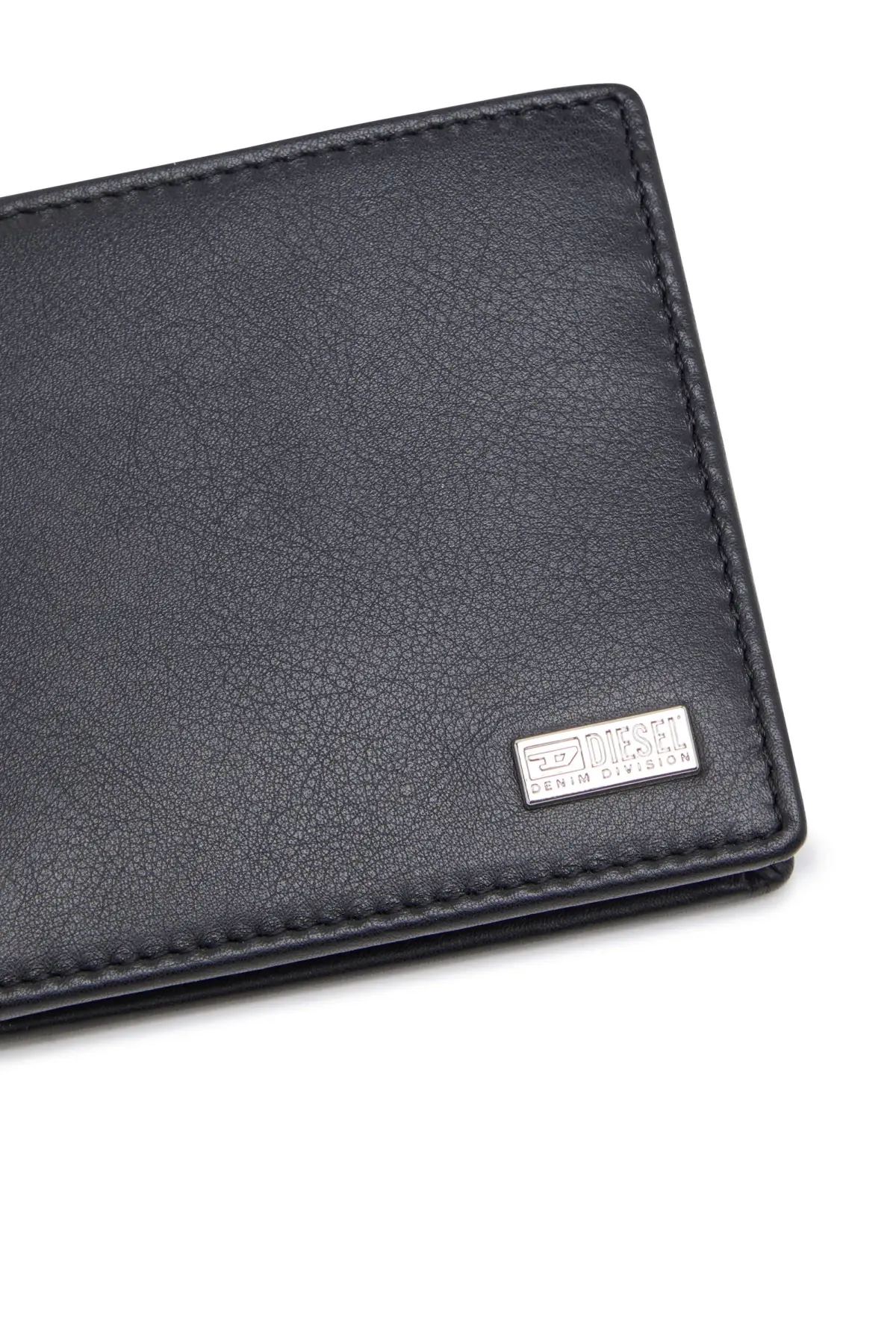 Black Bi-fold wallet in leather