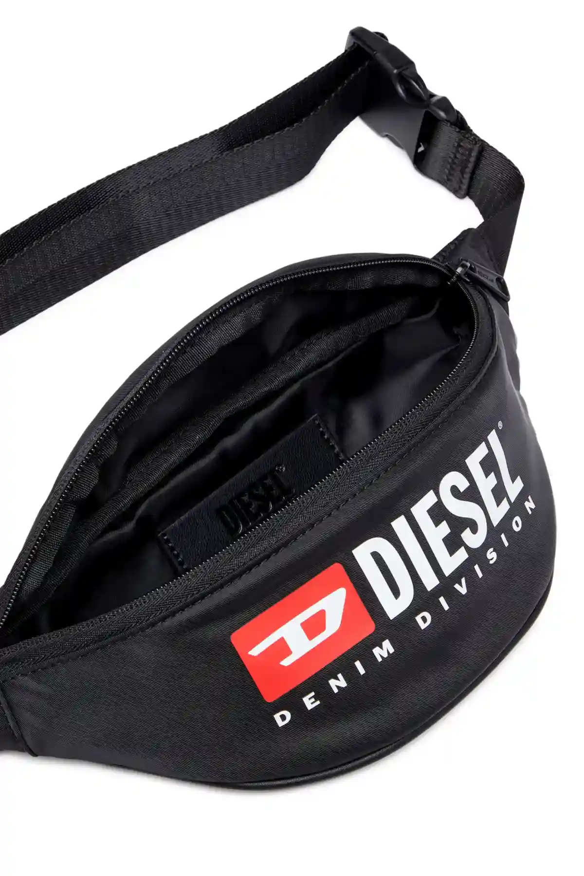 Black Rinke Beltbag-Belt bag in technical fabric with logo