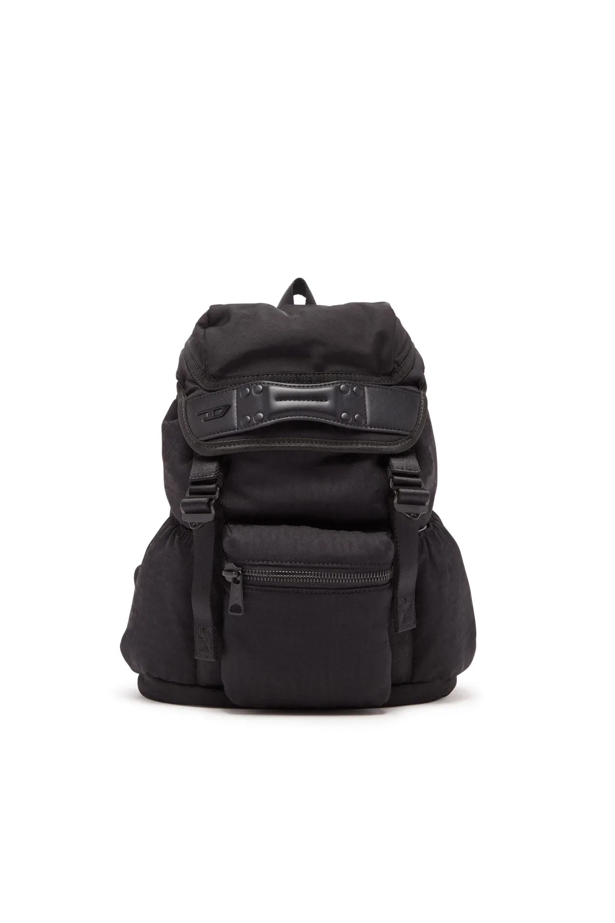 Black Nylon Mono Backpack S X-Backpack in jacquard monogram nylon