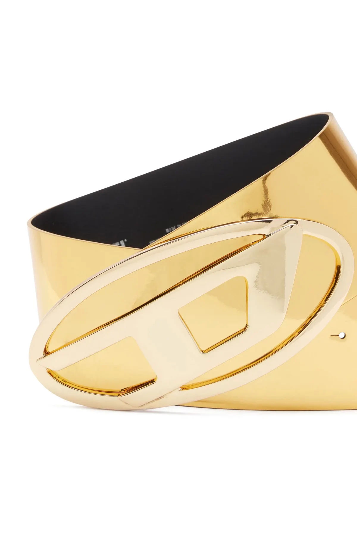 Gold Wide metallic belt