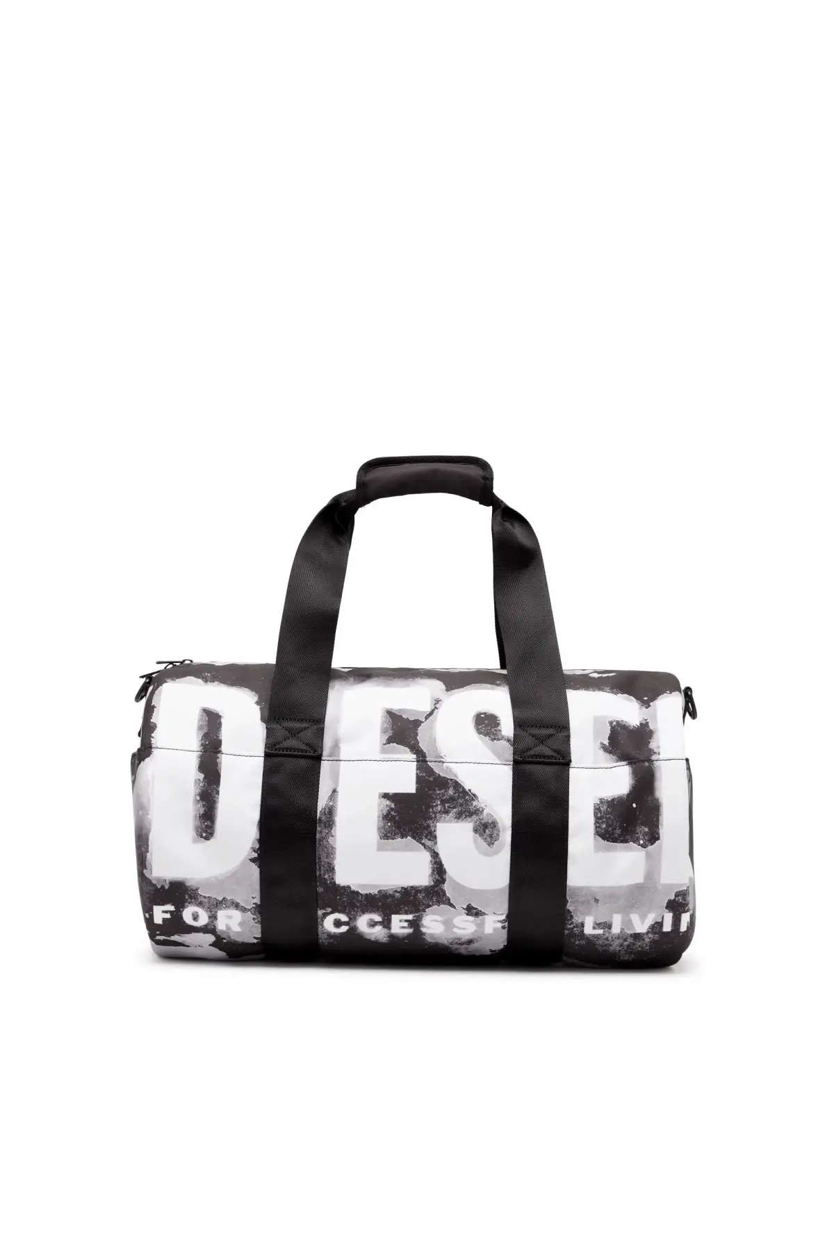 Black Rave Duffle X-Duffle bag in logo-printed fabric